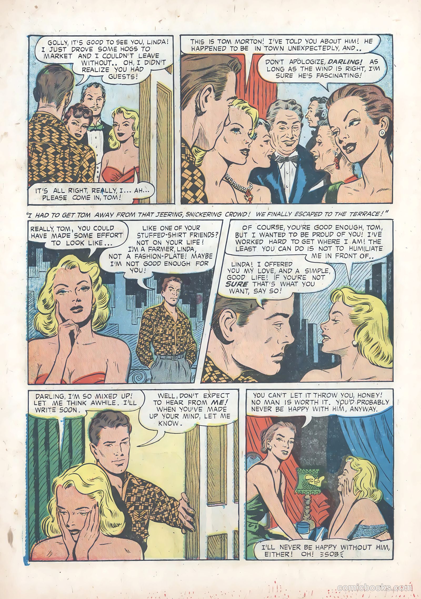 True Love Pictorial #9 (1954) — page 6 of 36