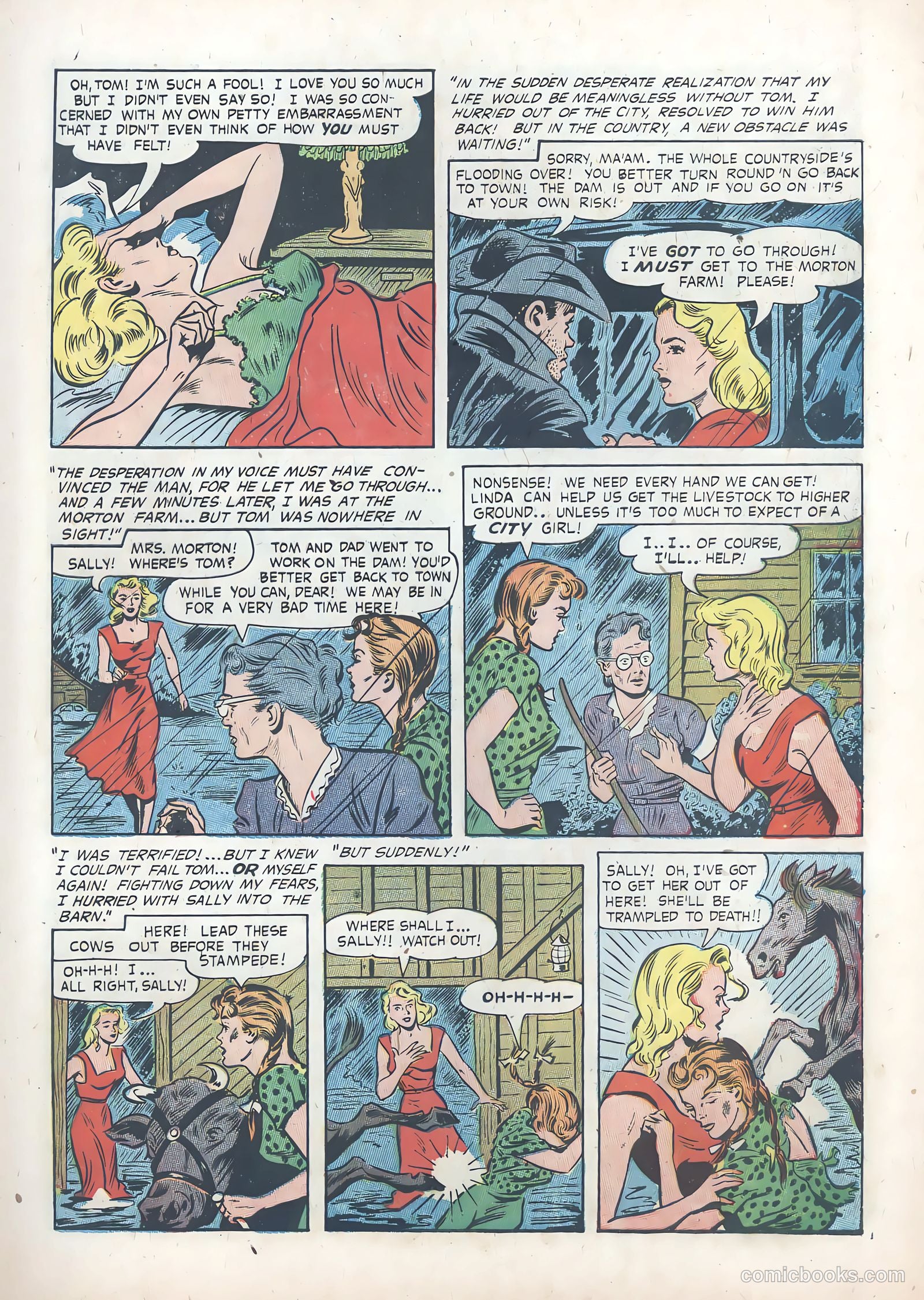 True Love Pictorial #9 (1954) — page 7 of 36