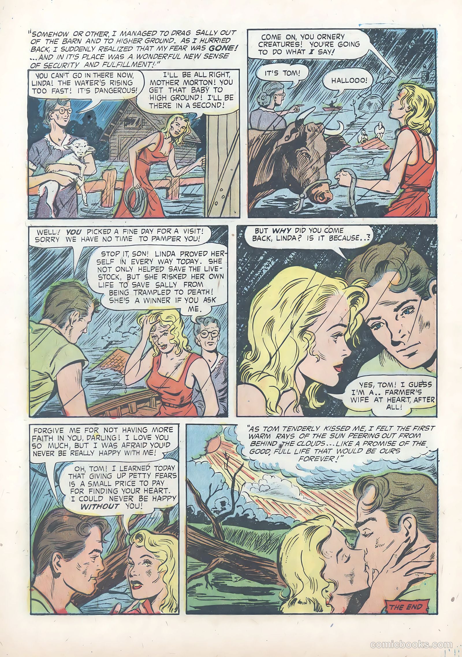 True Love Pictorial #9 (1954) — page 8 of 36