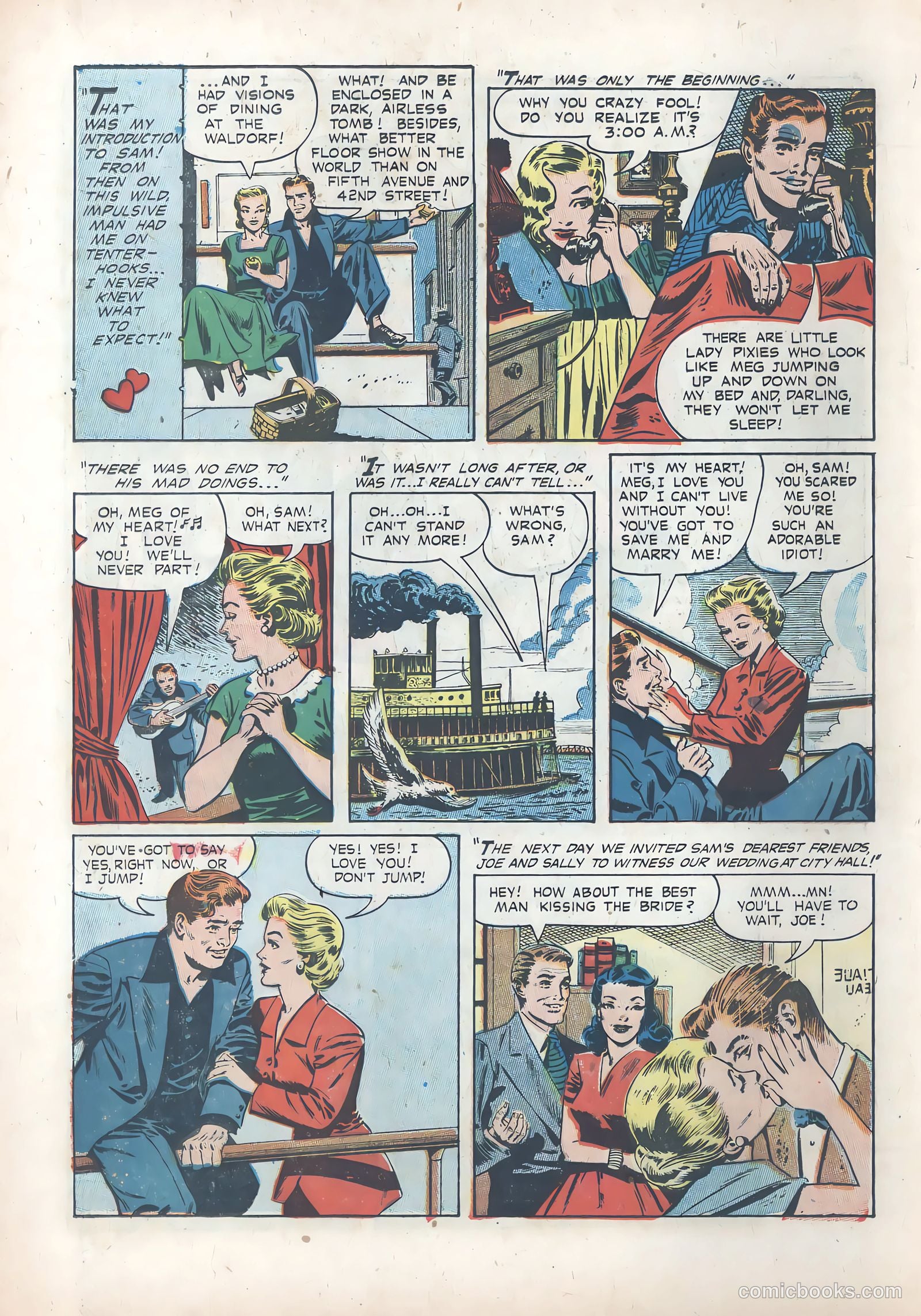 True Love Pictorial #9 (1954) — page 18 of 36