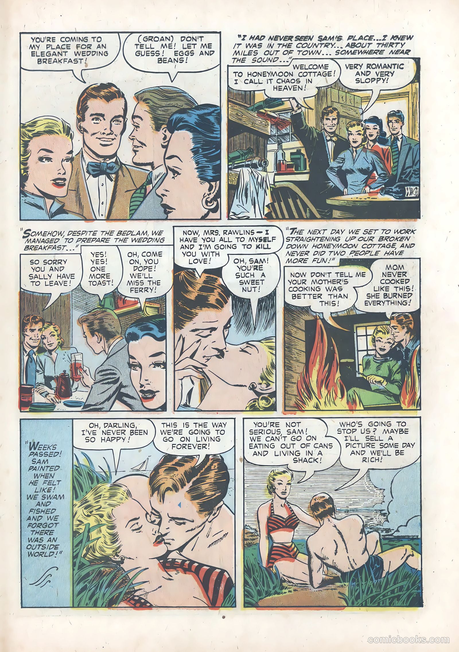 True Love Pictorial #9 (1954) — page 19 of 36