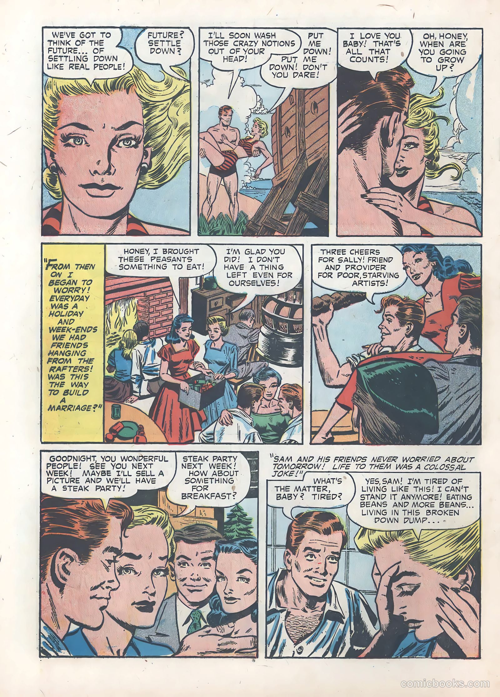 True Love Pictorial #9 (1954) — page 20 of 36