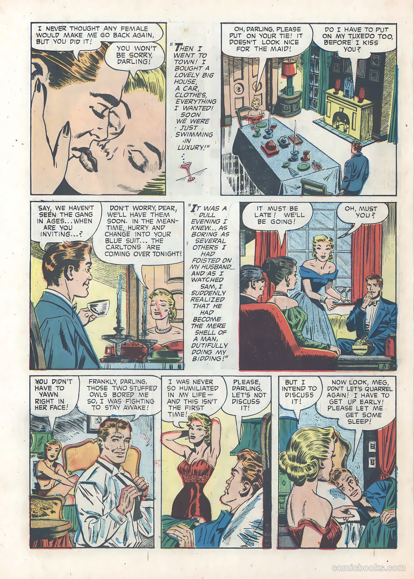 True Love Pictorial #9 (1954) — page 22 of 36
