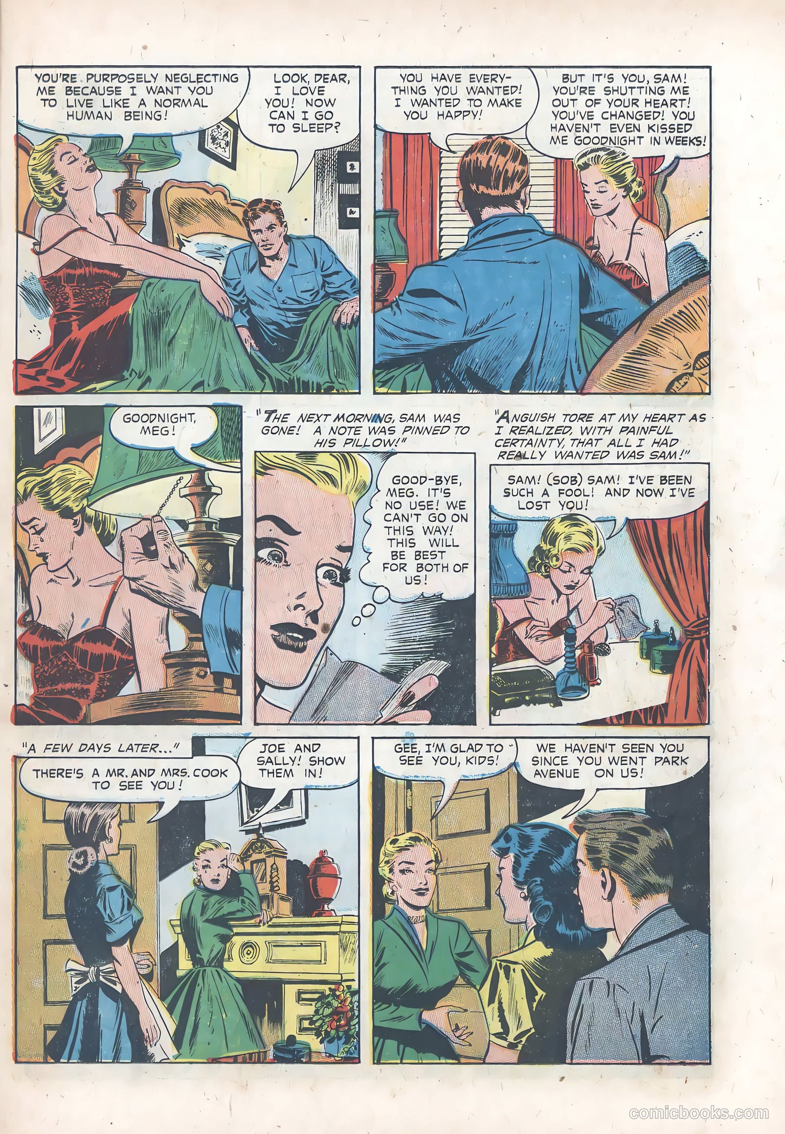 True Love Pictorial #9 (1954) — page 23 of 36