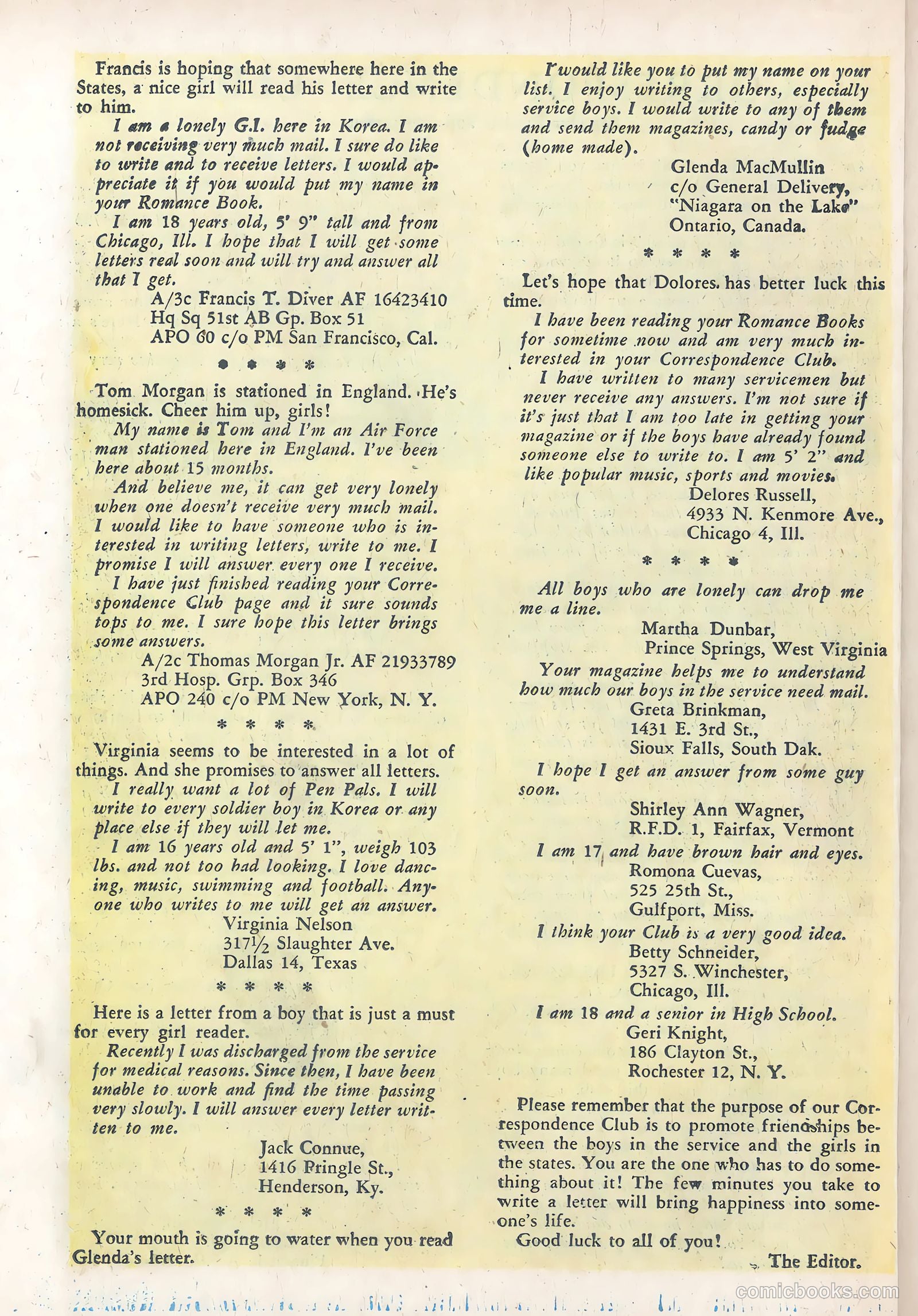 True Love Pictorial #9 (1954) — page 26 of 36