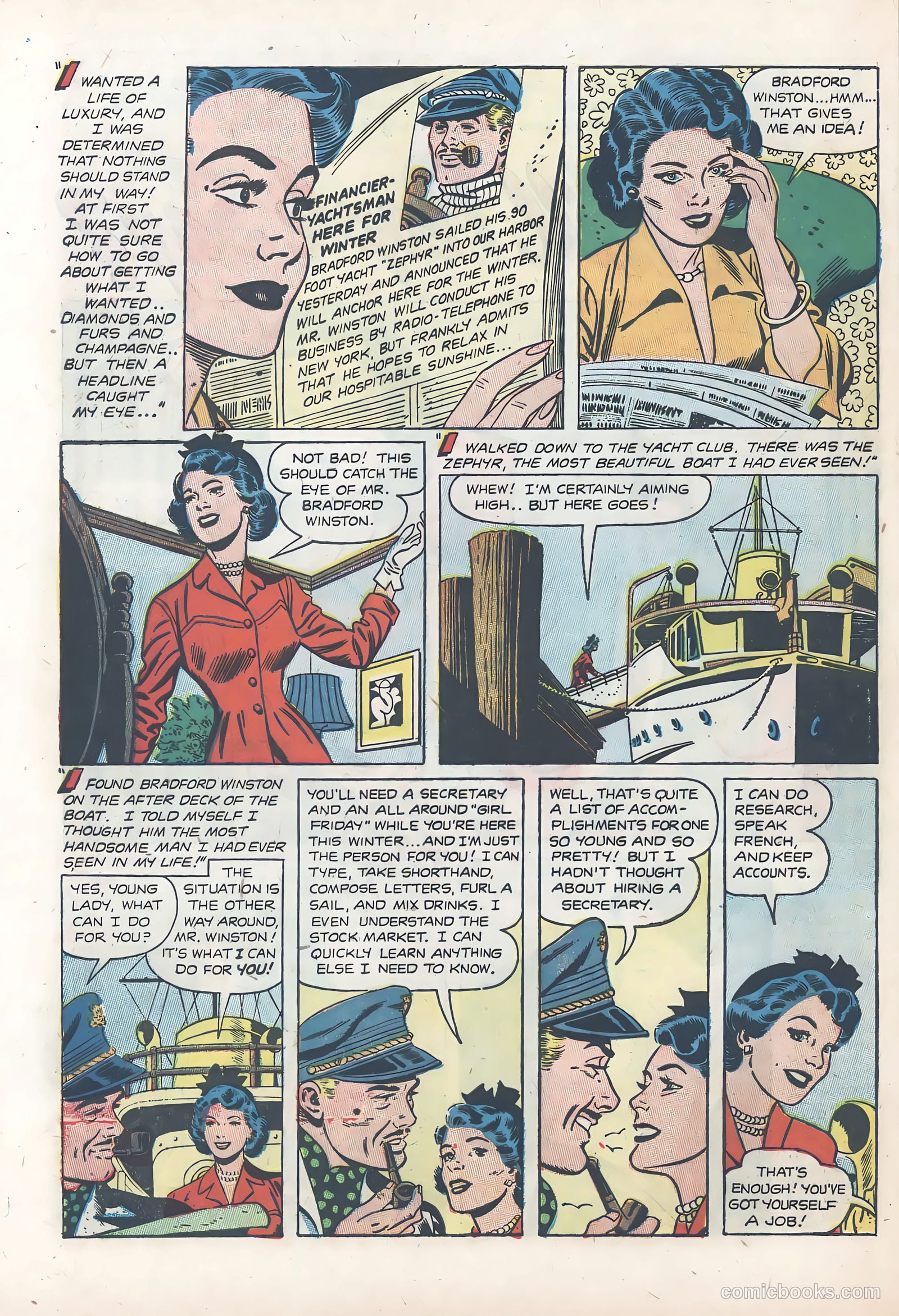 True Love Pictorial #9 (1954) — page 28 of 36