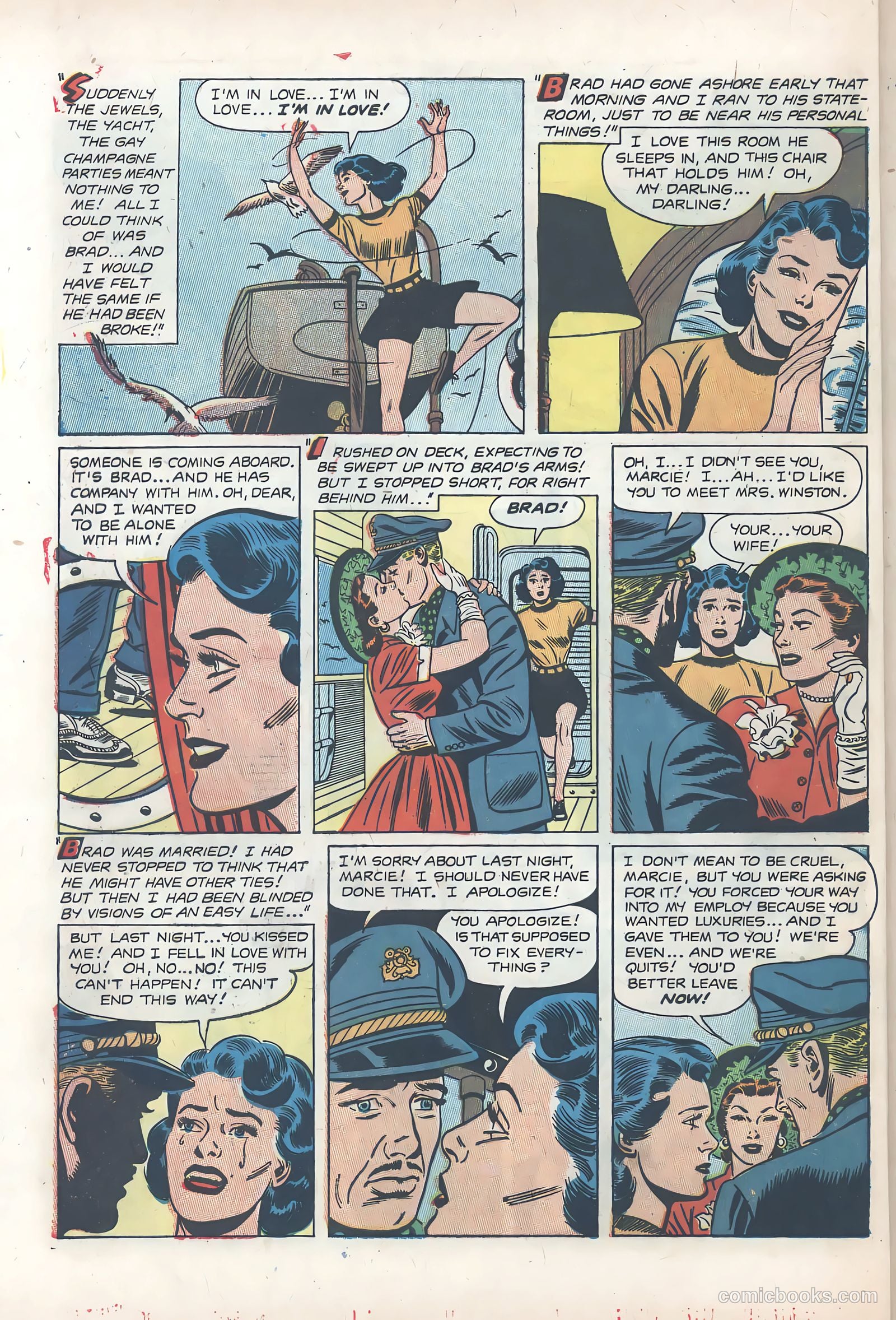 True Love Pictorial #9 (1954) — page 32 of 36