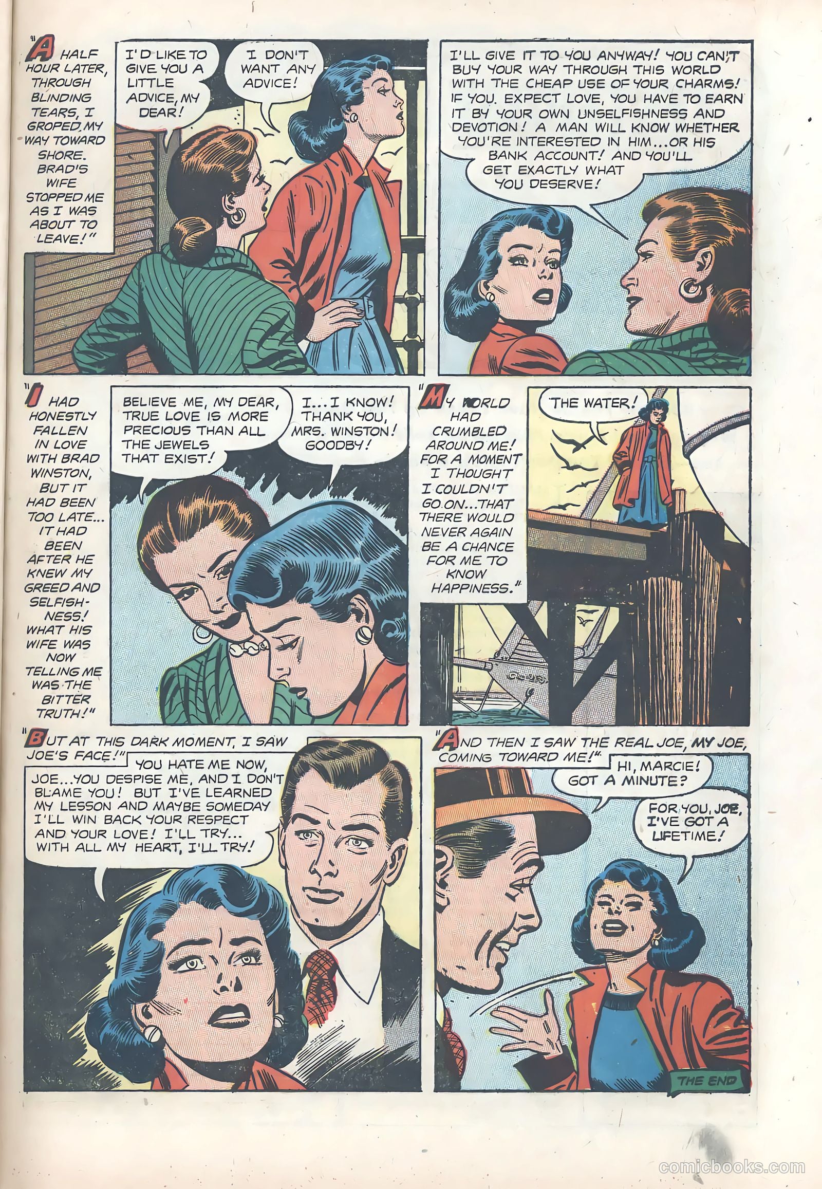 True Love Pictorial #9 (1954) — page 33 of 36