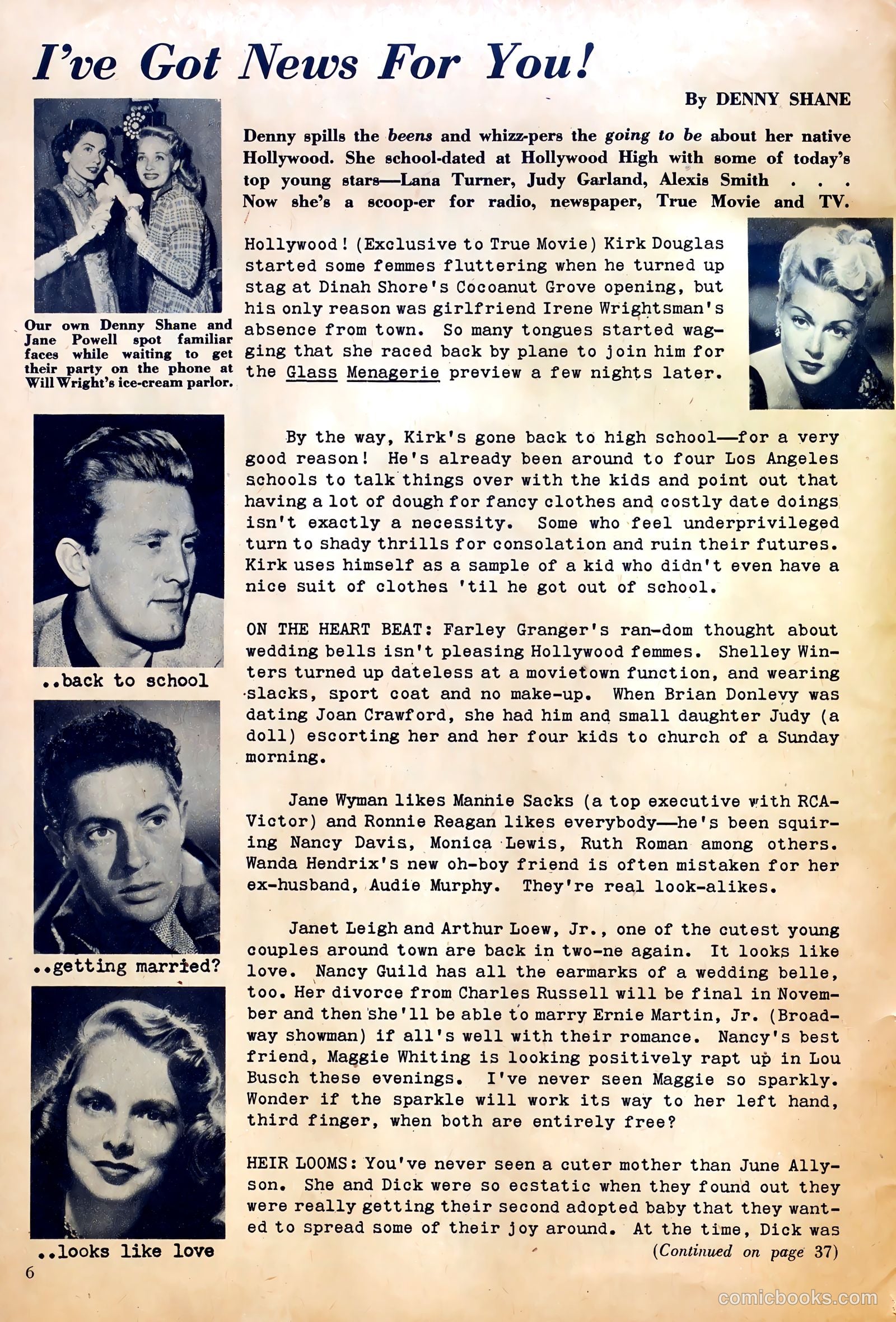 True Movie and Television #1 (1950) — page 6 of 52