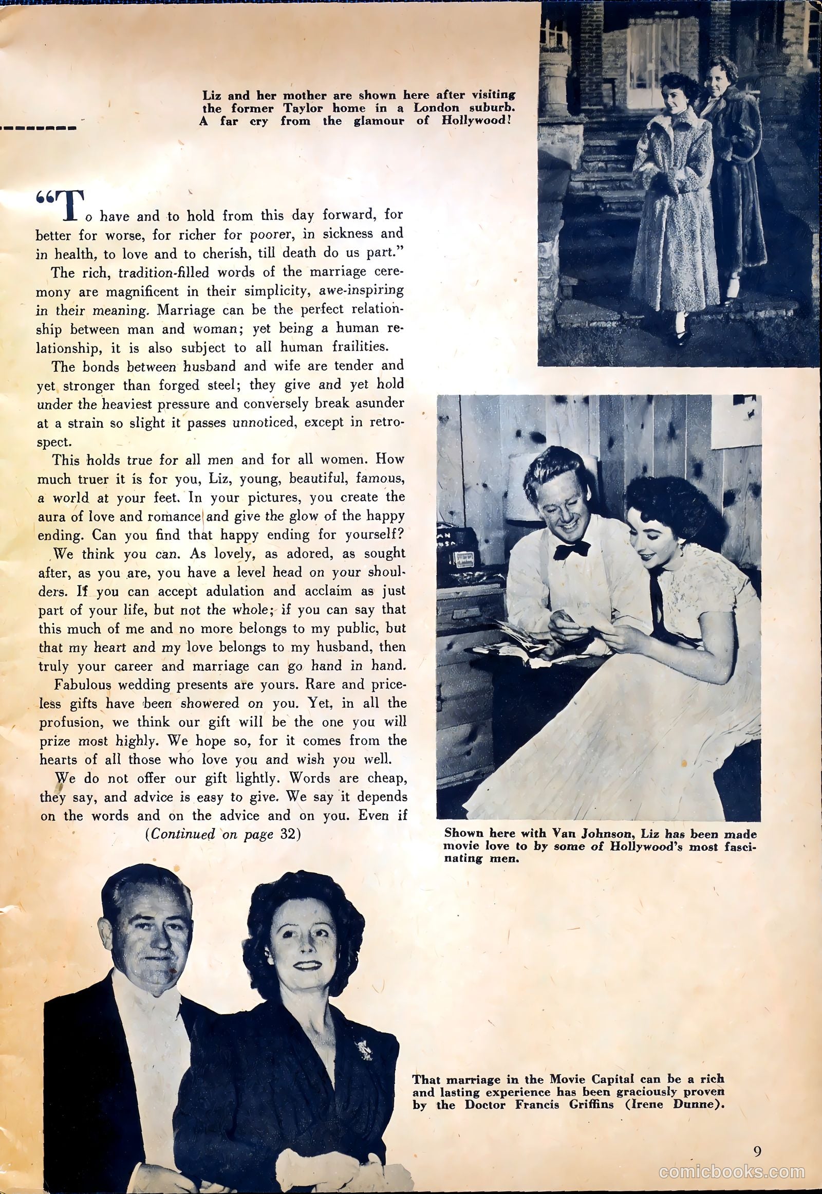 True Movie and Television #1 (1950) — page 9 of 52