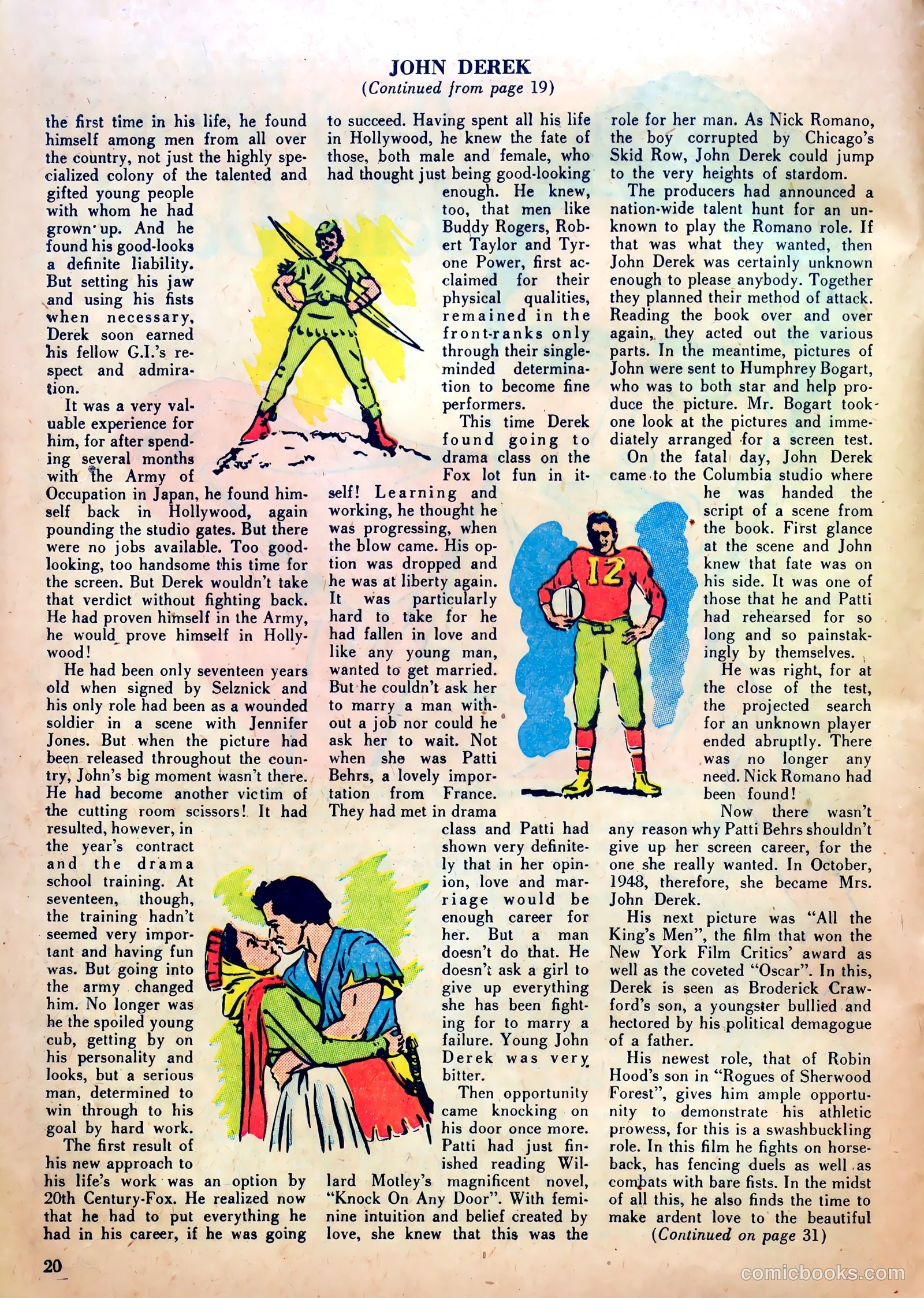 True Movie and Television #1 (1950) — page 20 of 52
