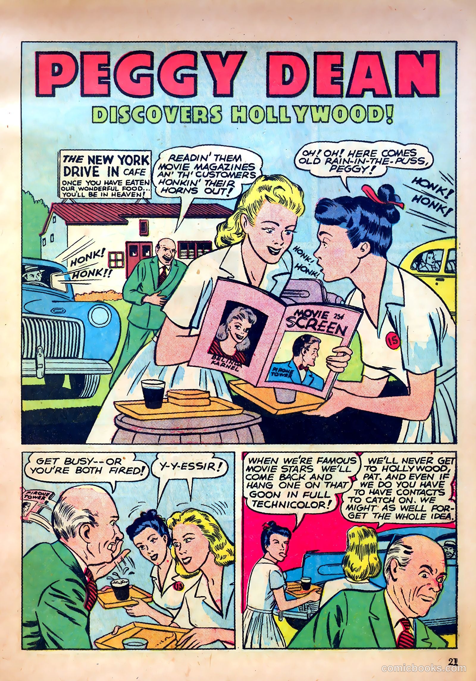 True Movie and Television #1 (1950) — page 21 of 52