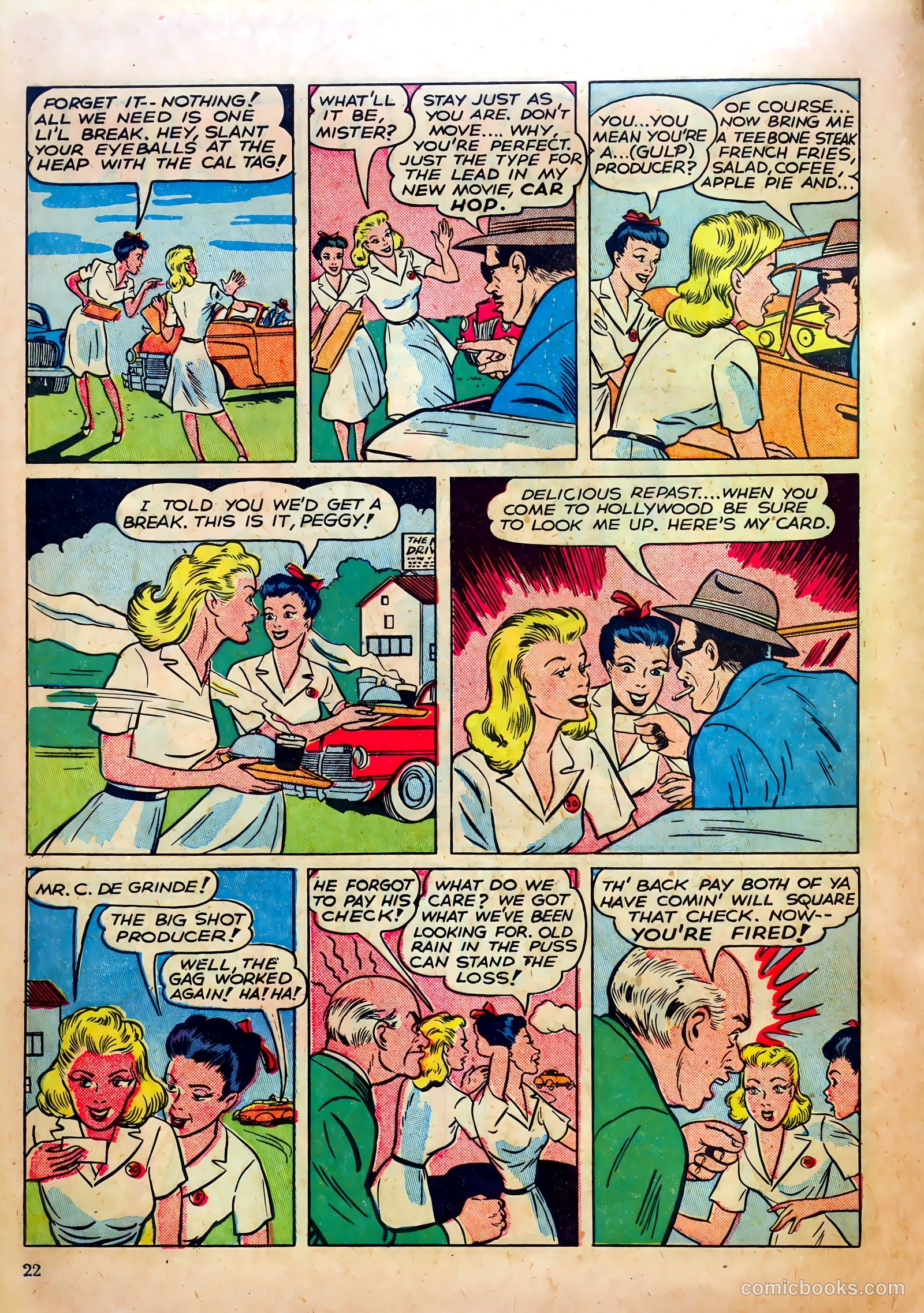 True Movie and Television #1 (1950) — page 22 of 52