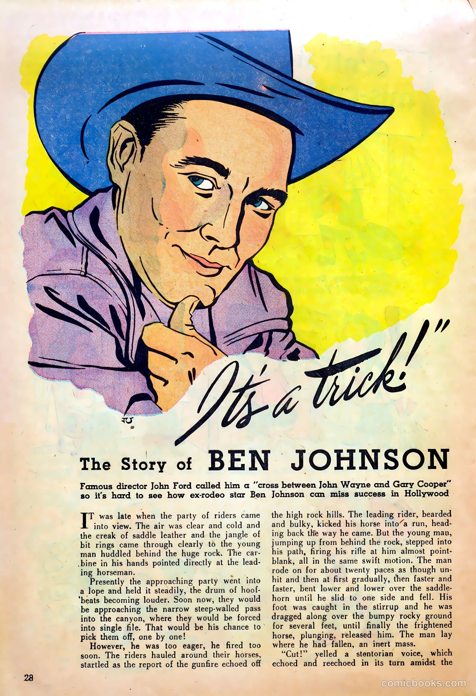 True Movie and Television #1 (1950) — page 28 of 52
