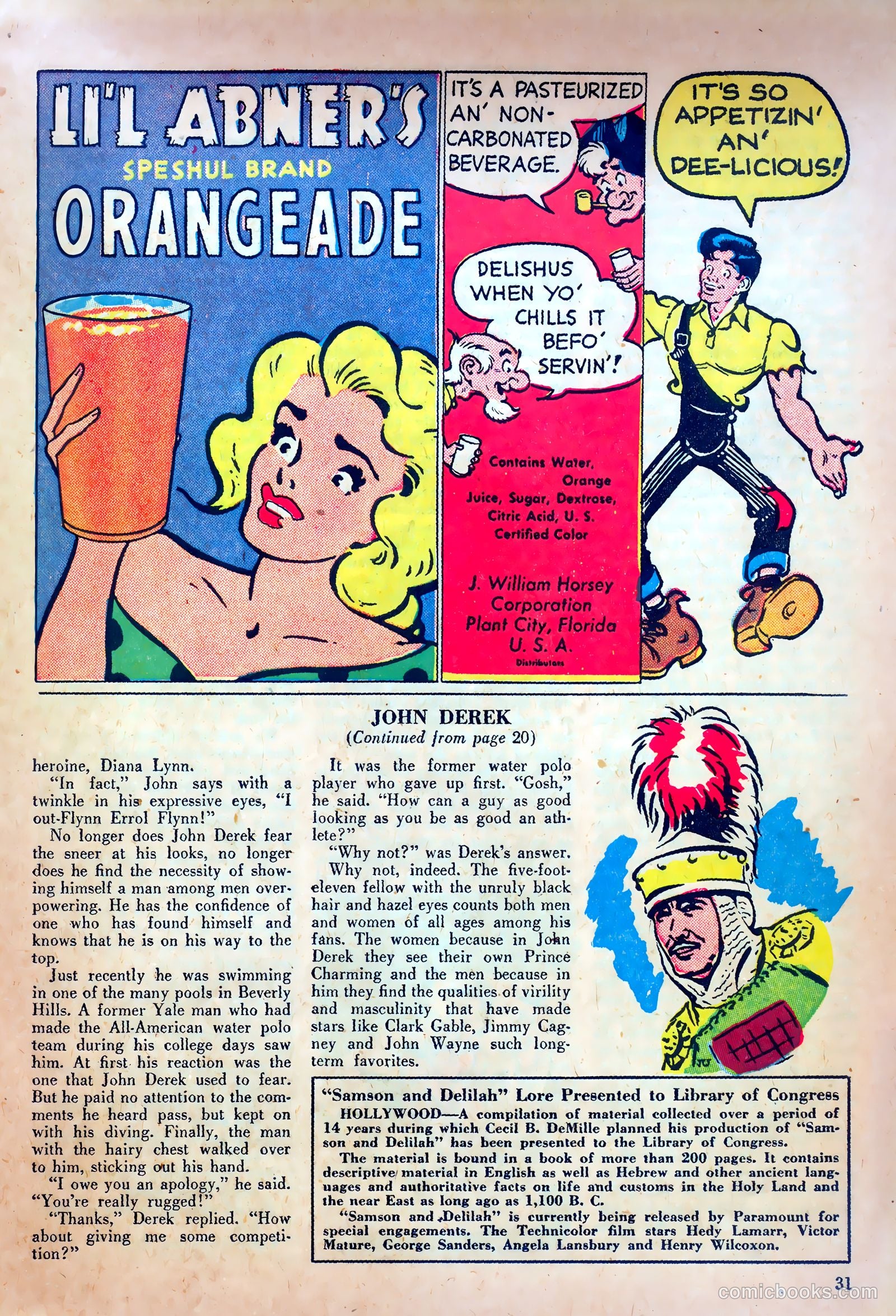 True Movie and Television #1 (1950) — page 31 of 52