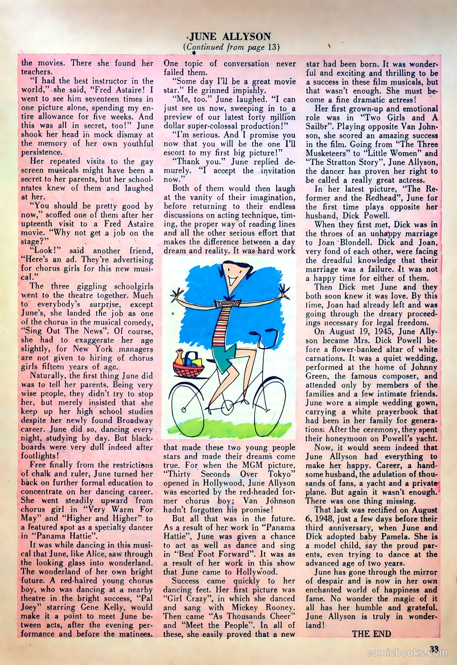 True Movie and Television #1 (1950) — page 33 of 52