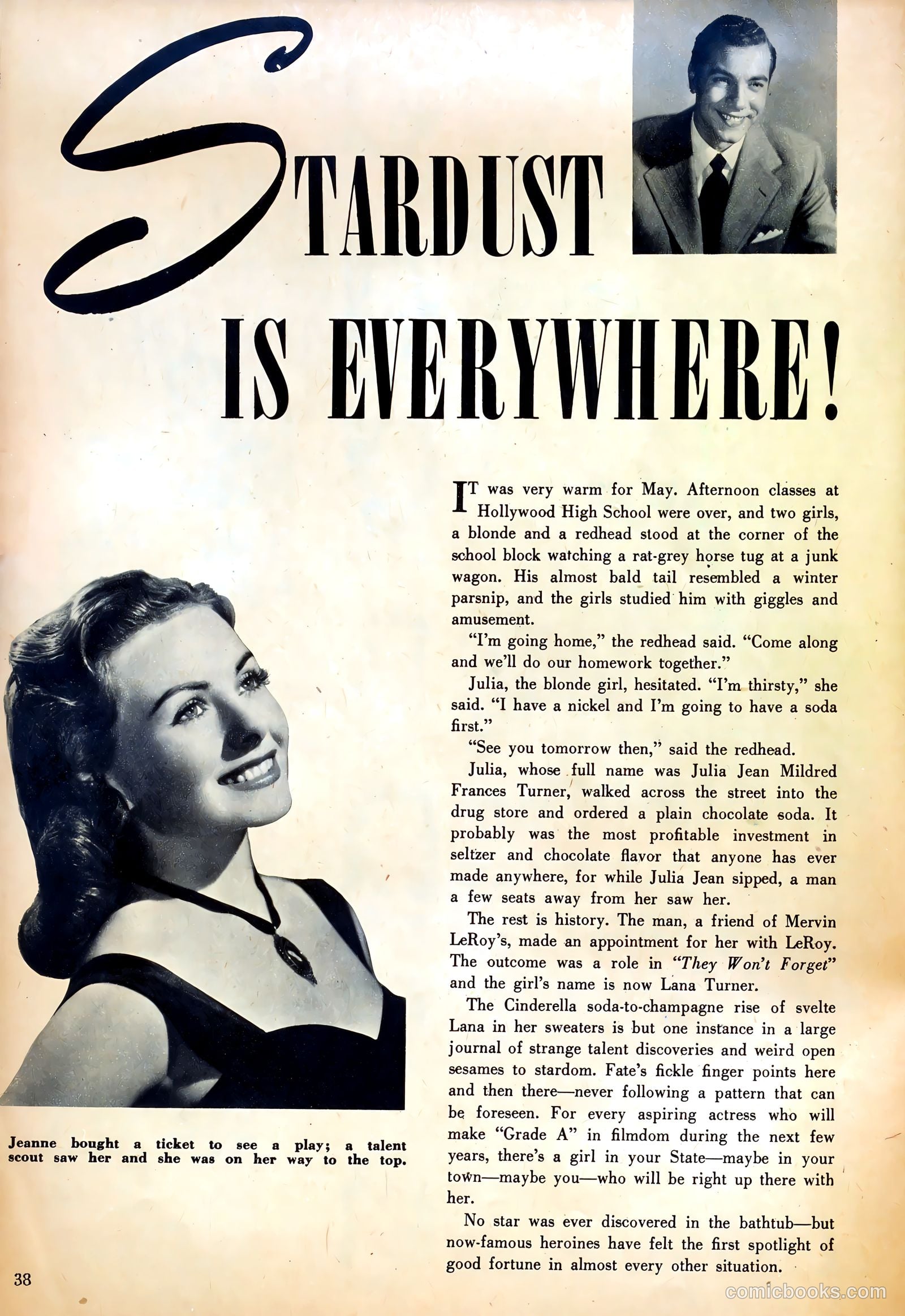 True Movie and Television #1 (1950) — page 38 of 52