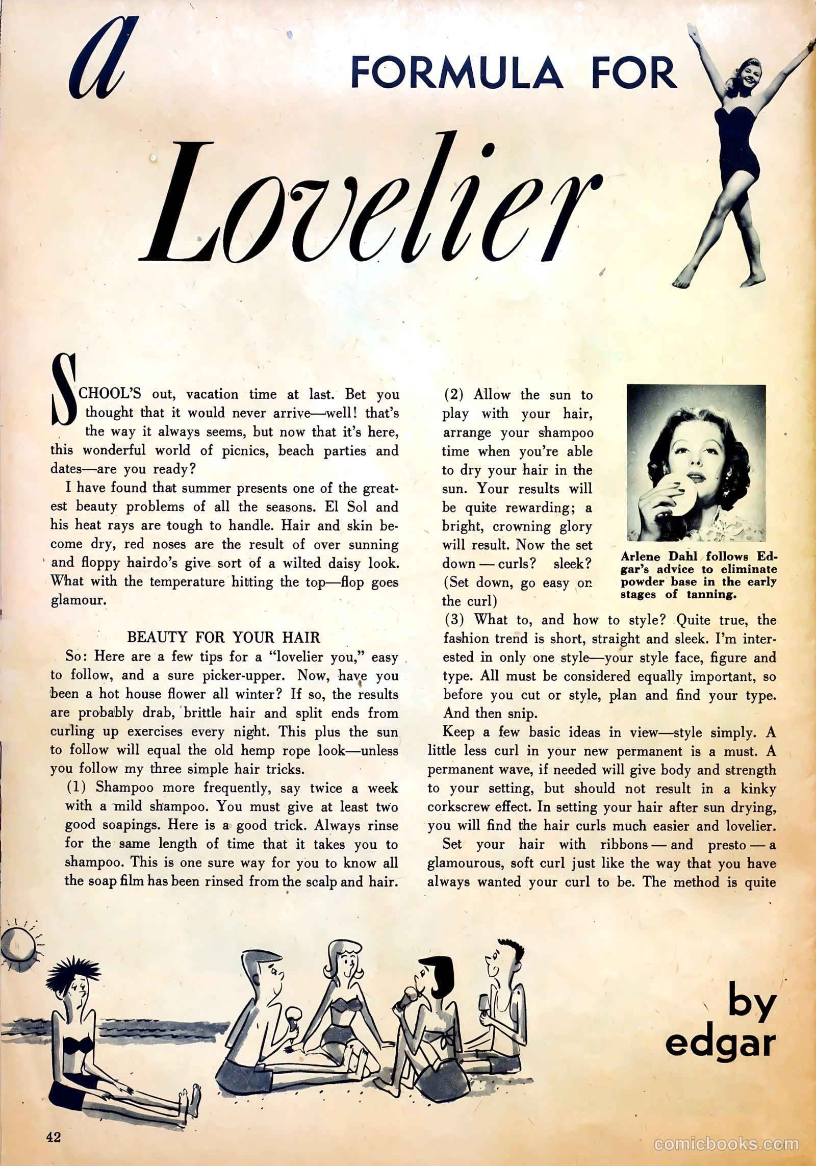 True Movie and Television #1 (1950) — page 42 of 52
