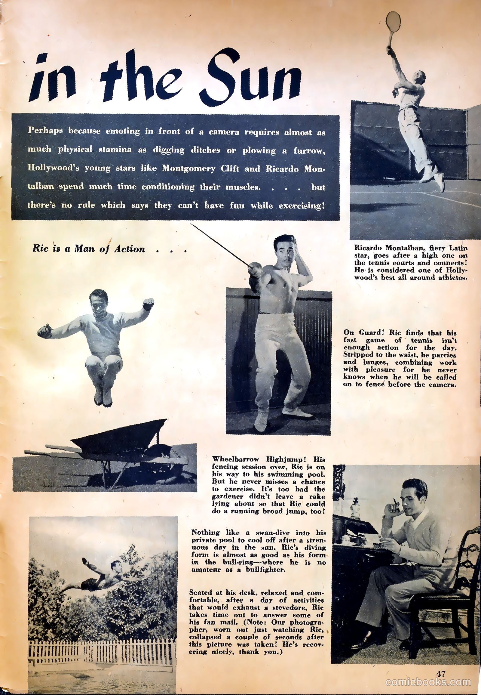 True Movie and Television #1 (1950) — page 47 of 52