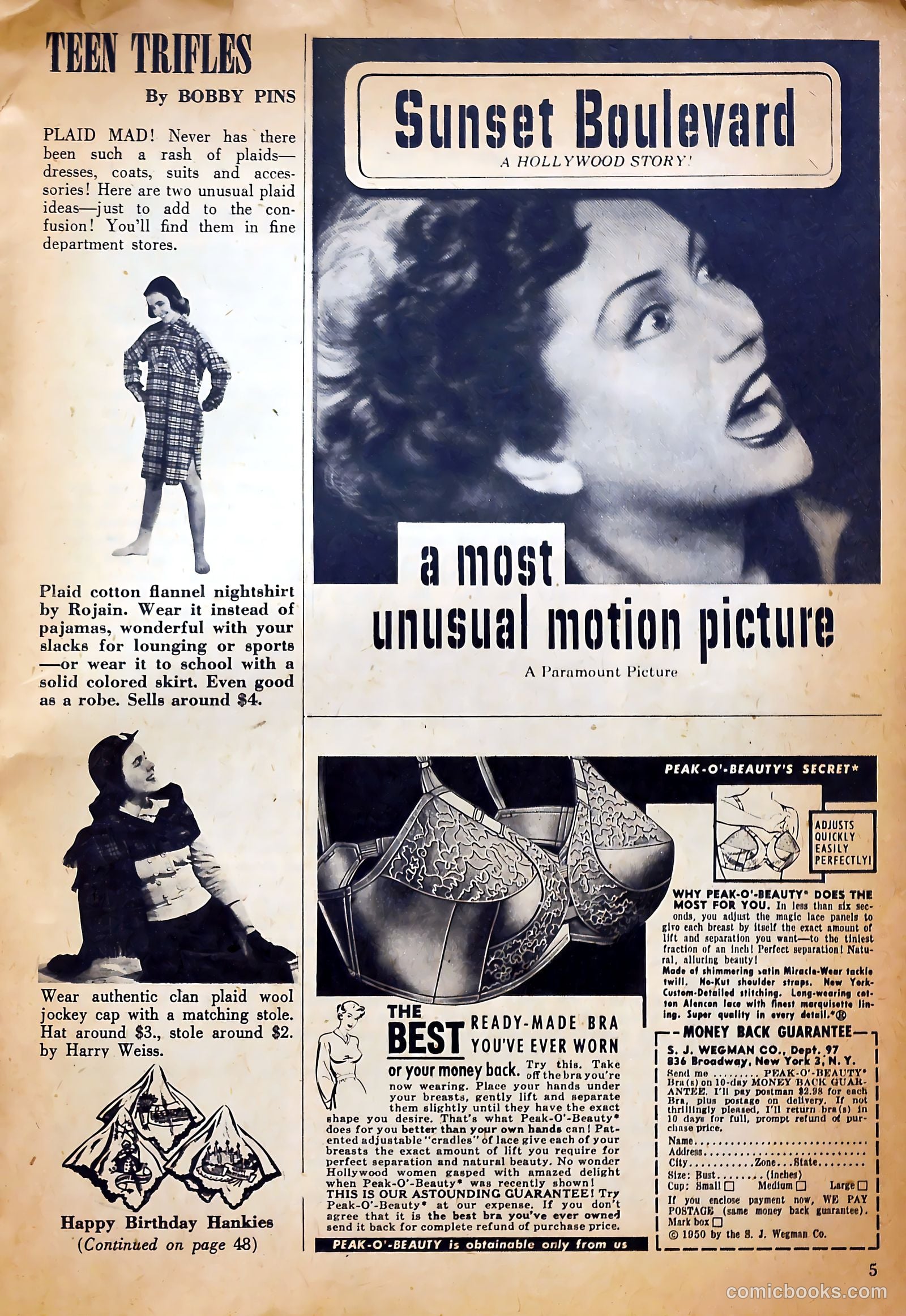 True Movie and Television #2 (1950) — page 5 of 52