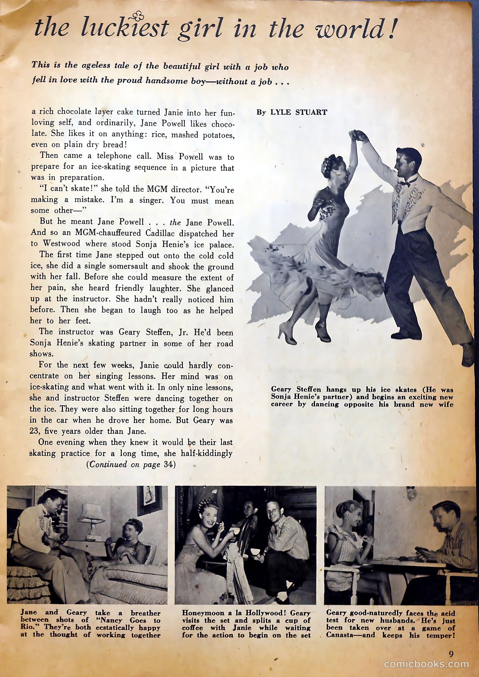 True Movie and Television #2 (1950) — page 9 of 52