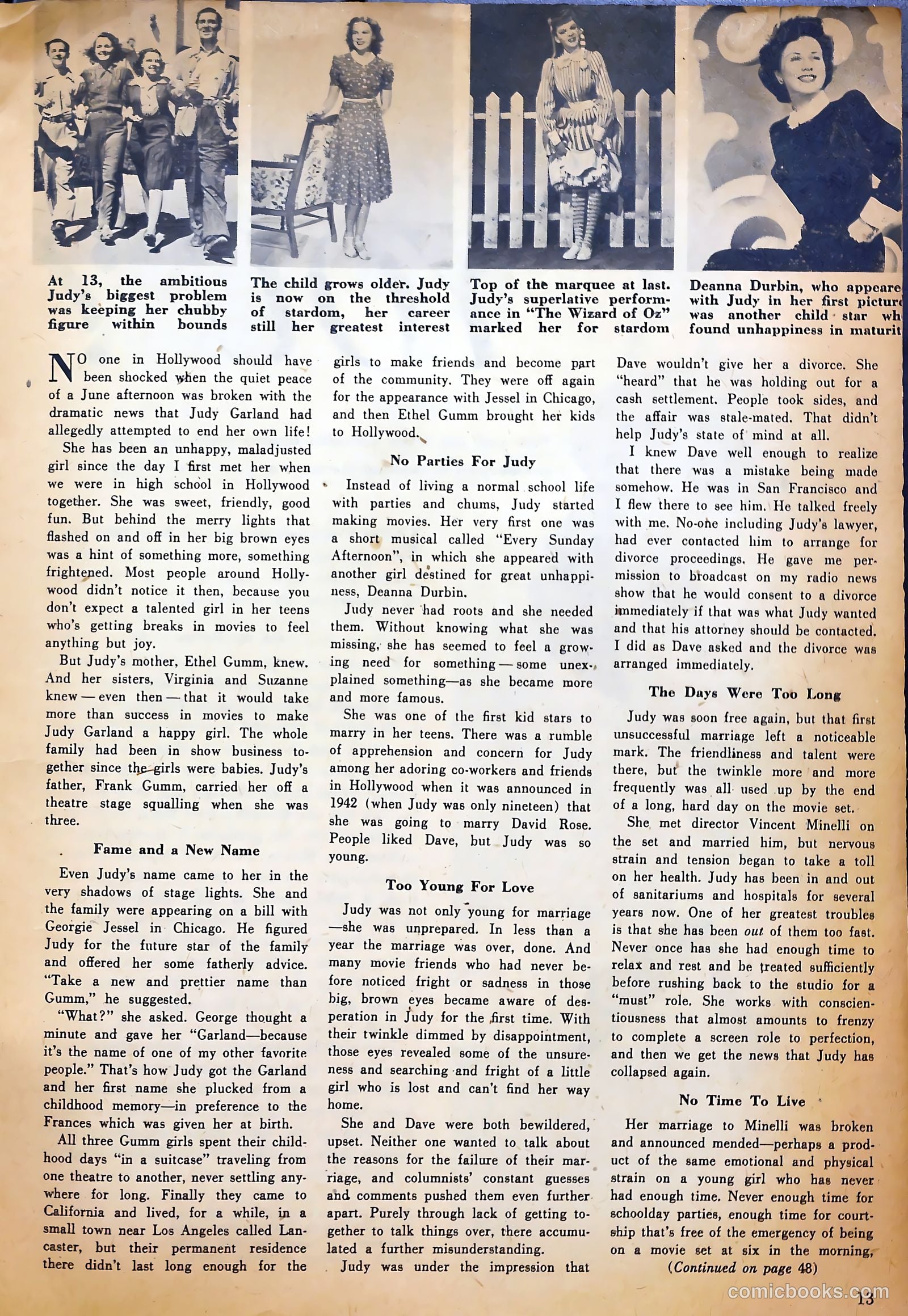 True Movie and Television #2 (1950) — page 13 of 52