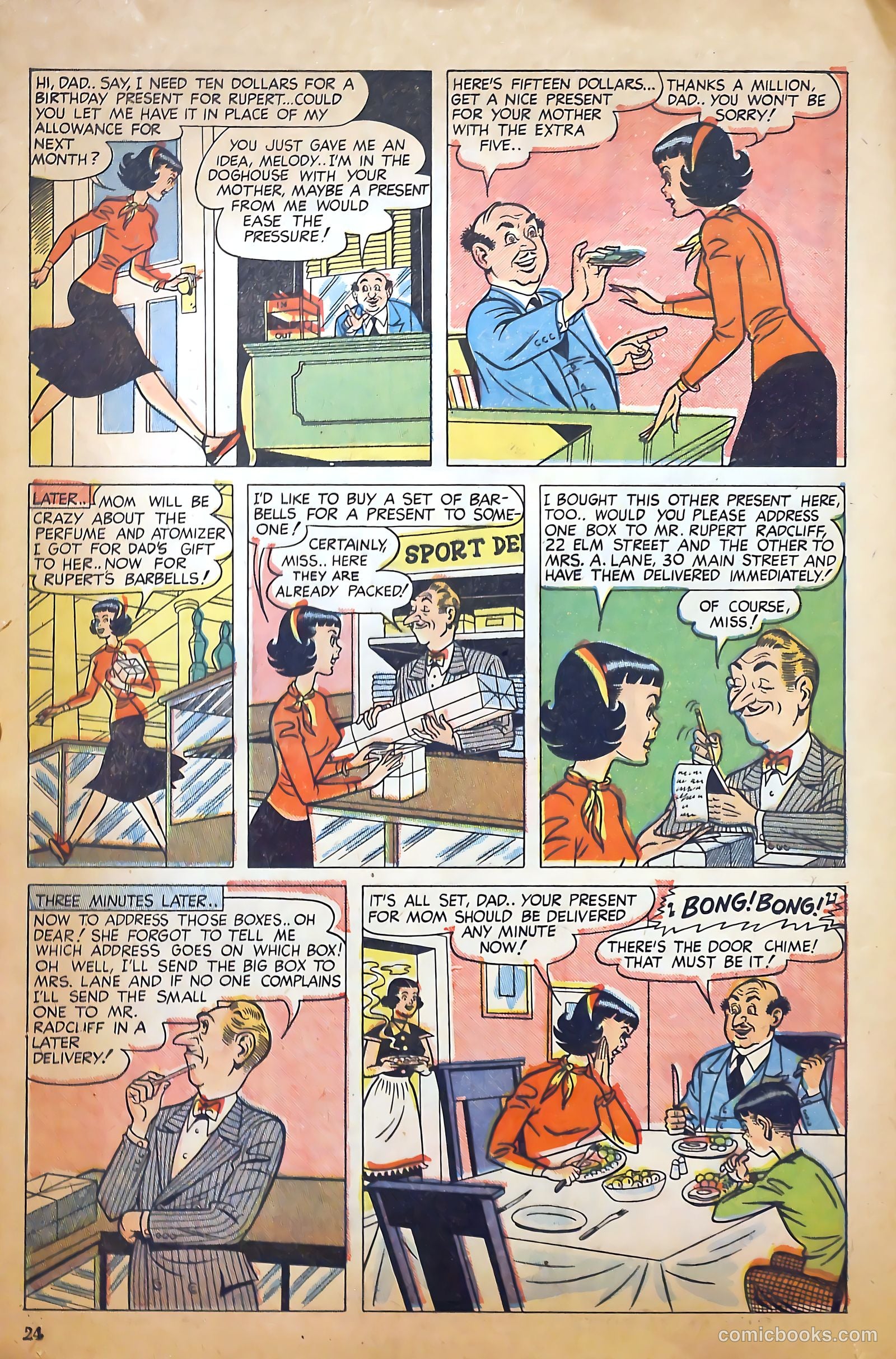 True Movie and Television #2 (1950) — page 24 of 52