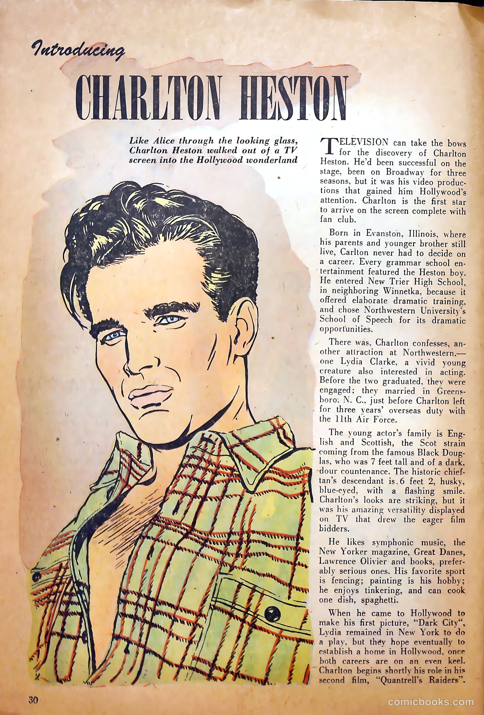 True Movie and Television #2 (1950) — page 30 of 52