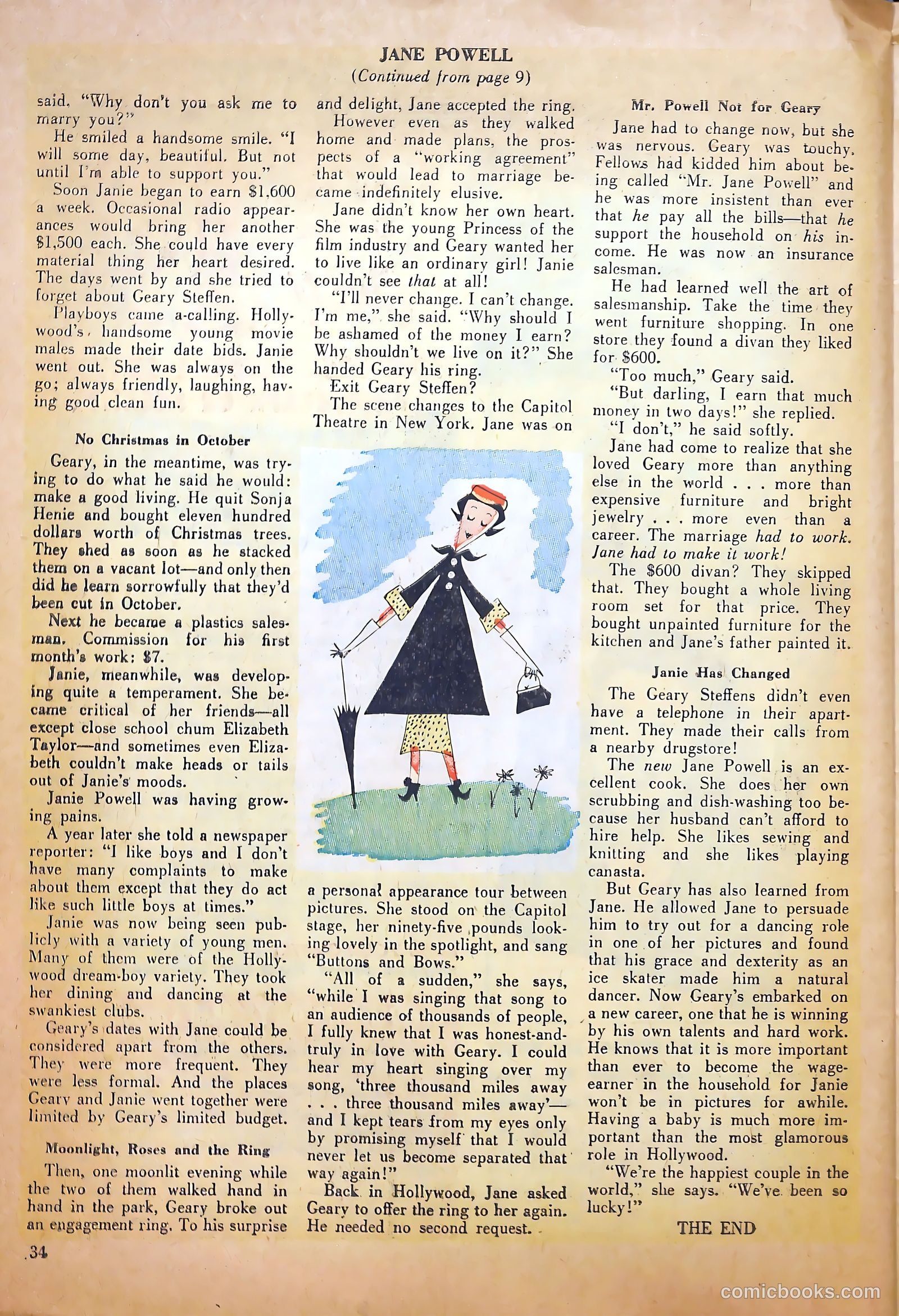 True Movie and Television #2 (1950) — page 34 of 52