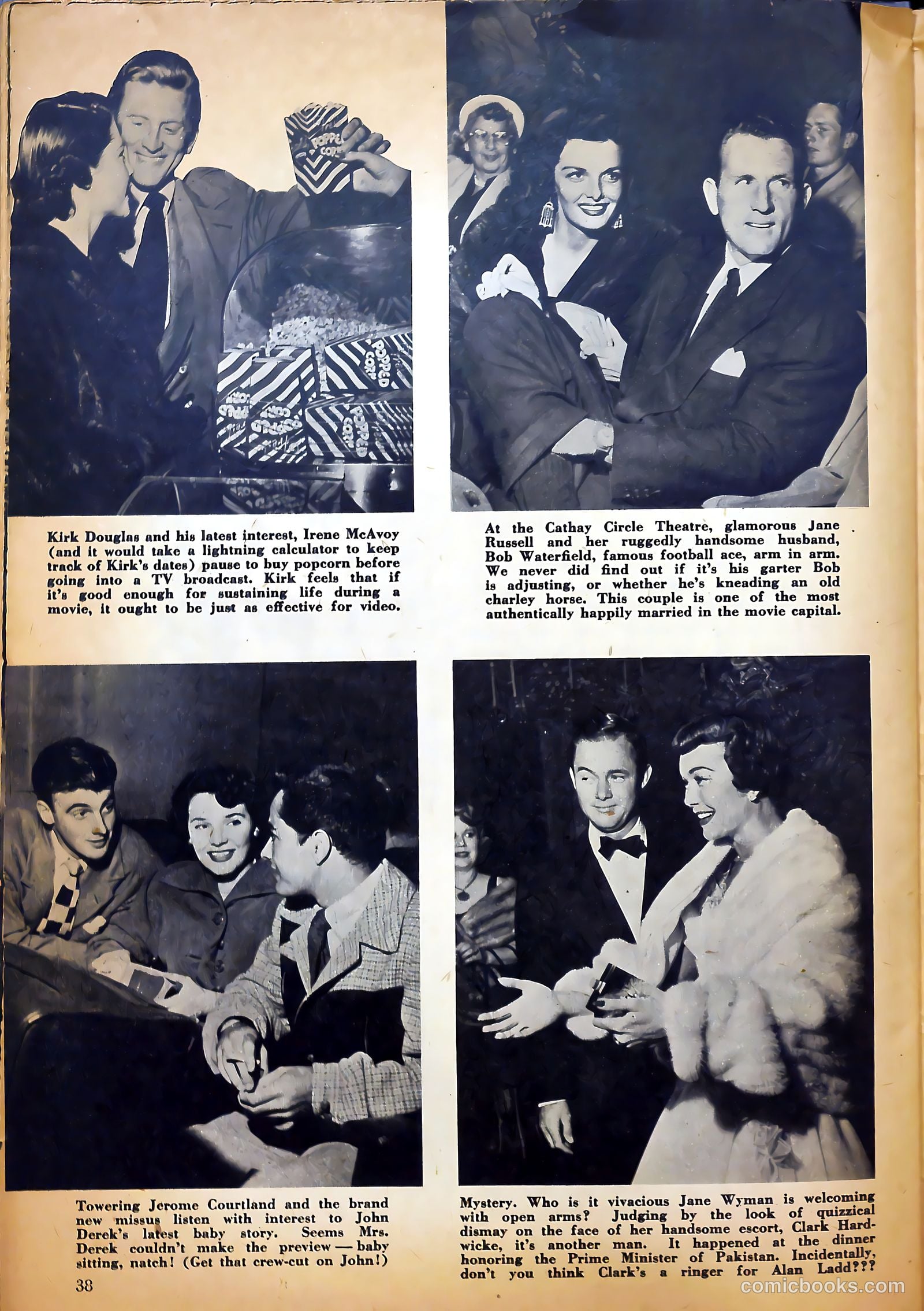 True Movie and Television #2 (1950) — page 38 of 52