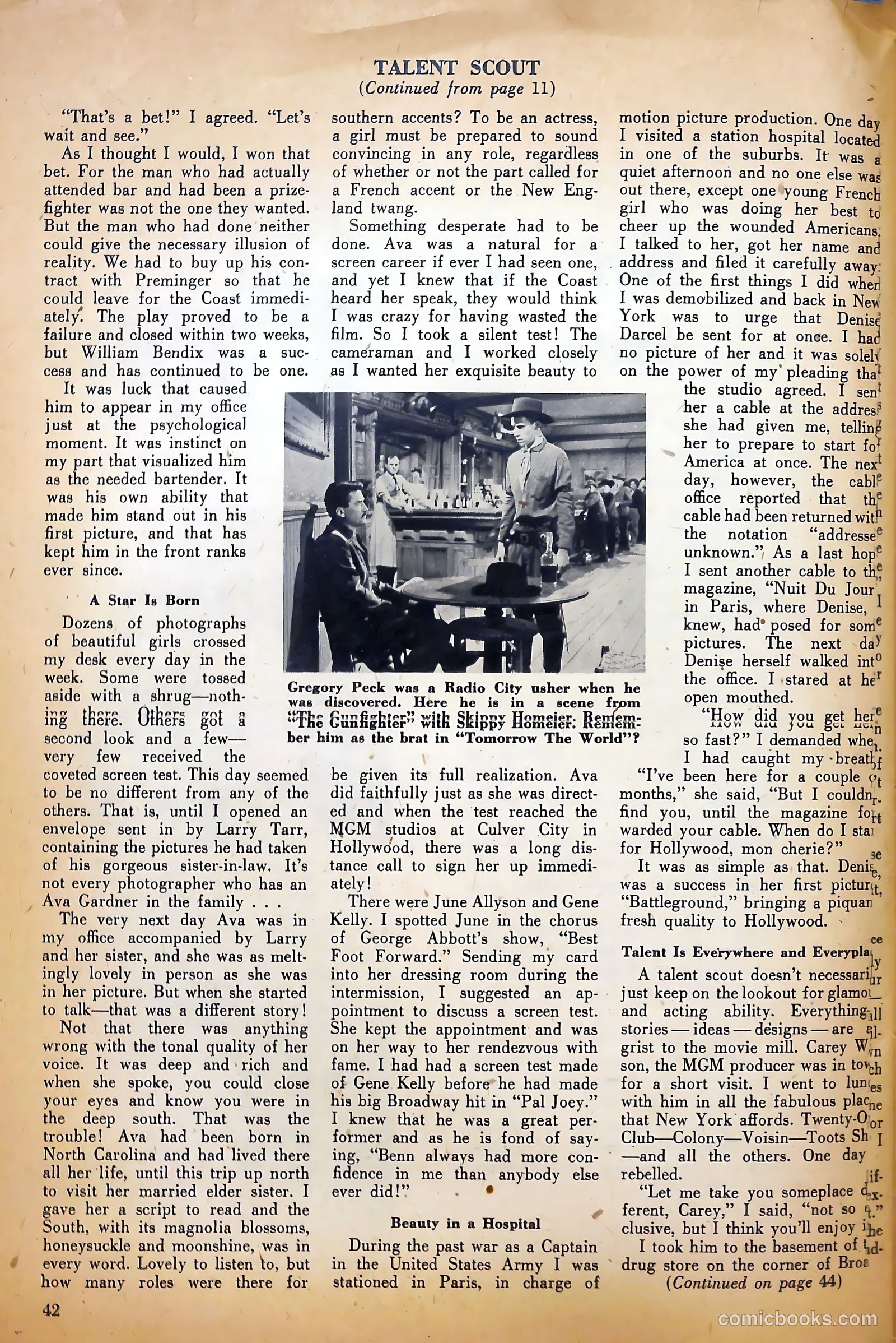True Movie and Television #2 (1950) — page 42 of 52