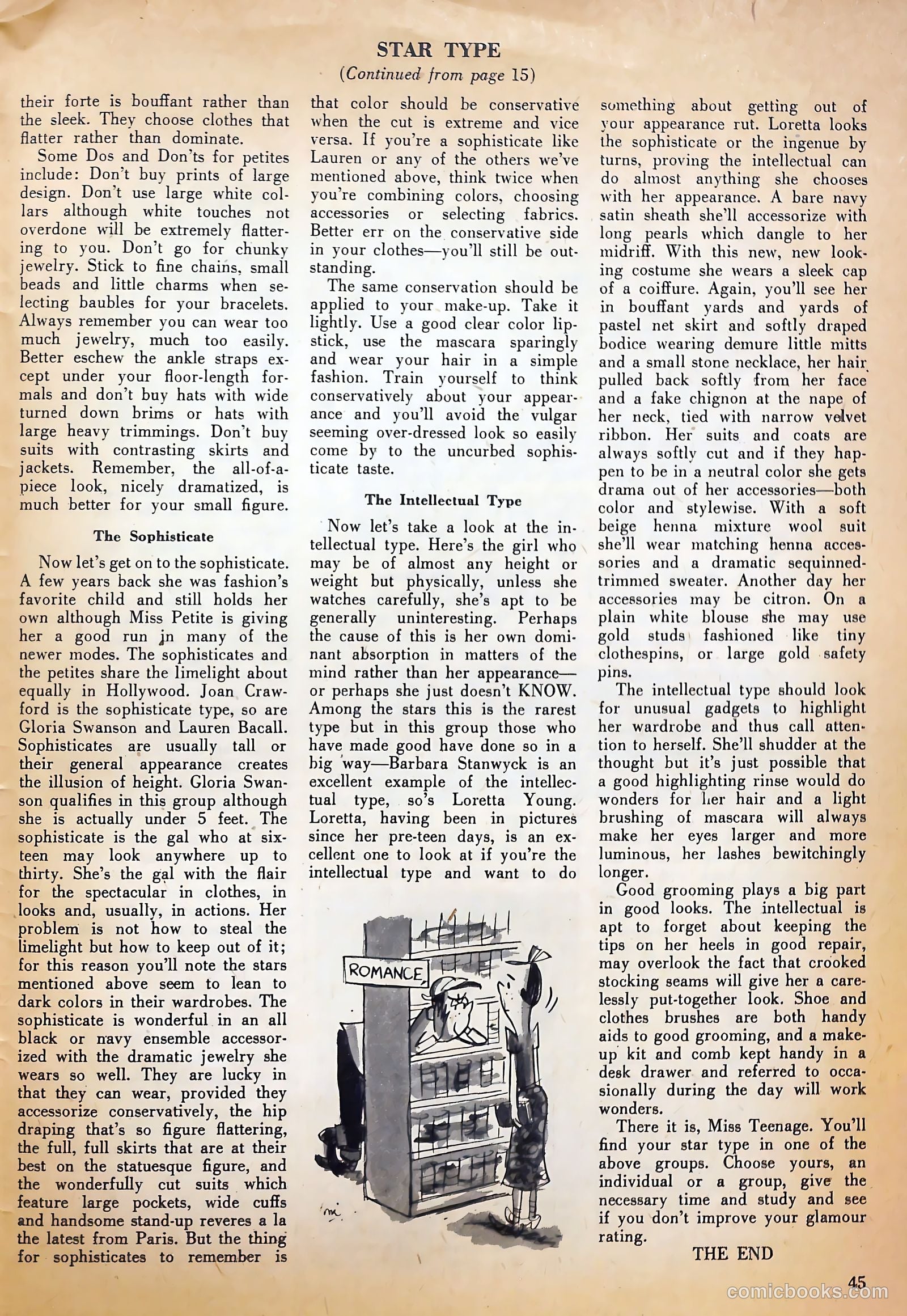 True Movie and Television #2 (1950) — page 45 of 52