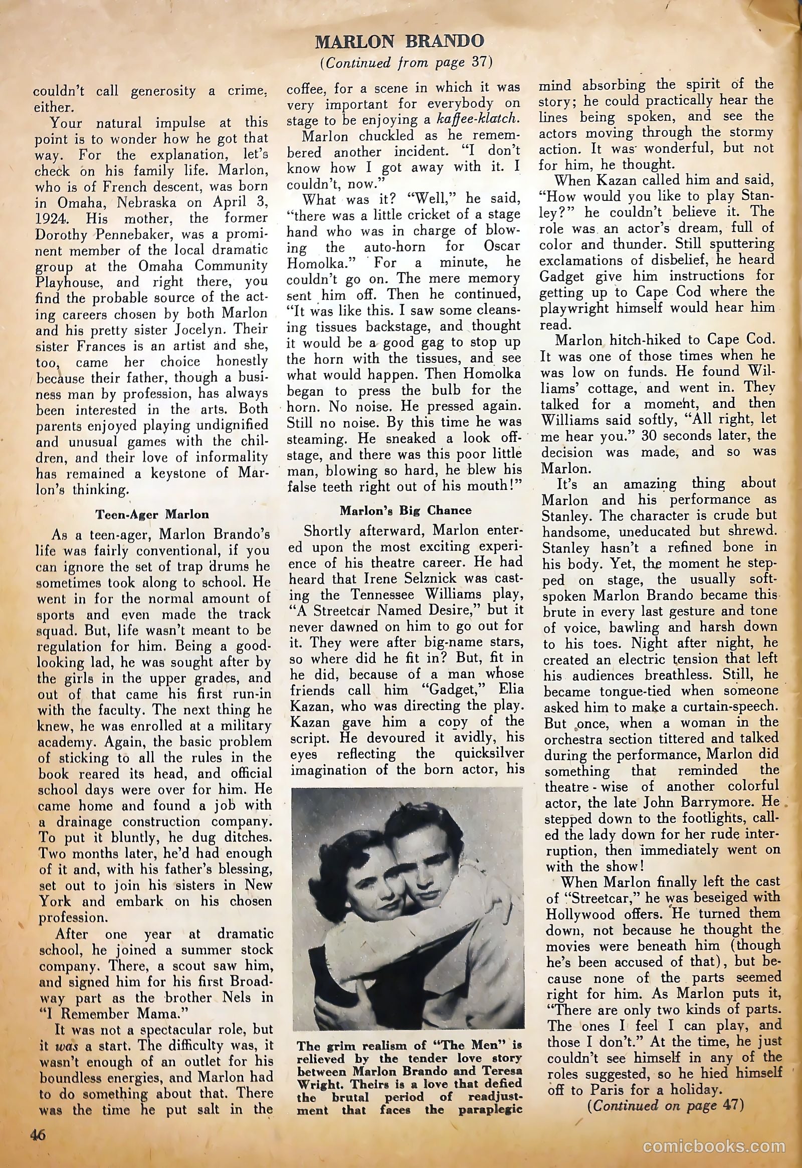 True Movie and Television #2 (1950) — page 46 of 52