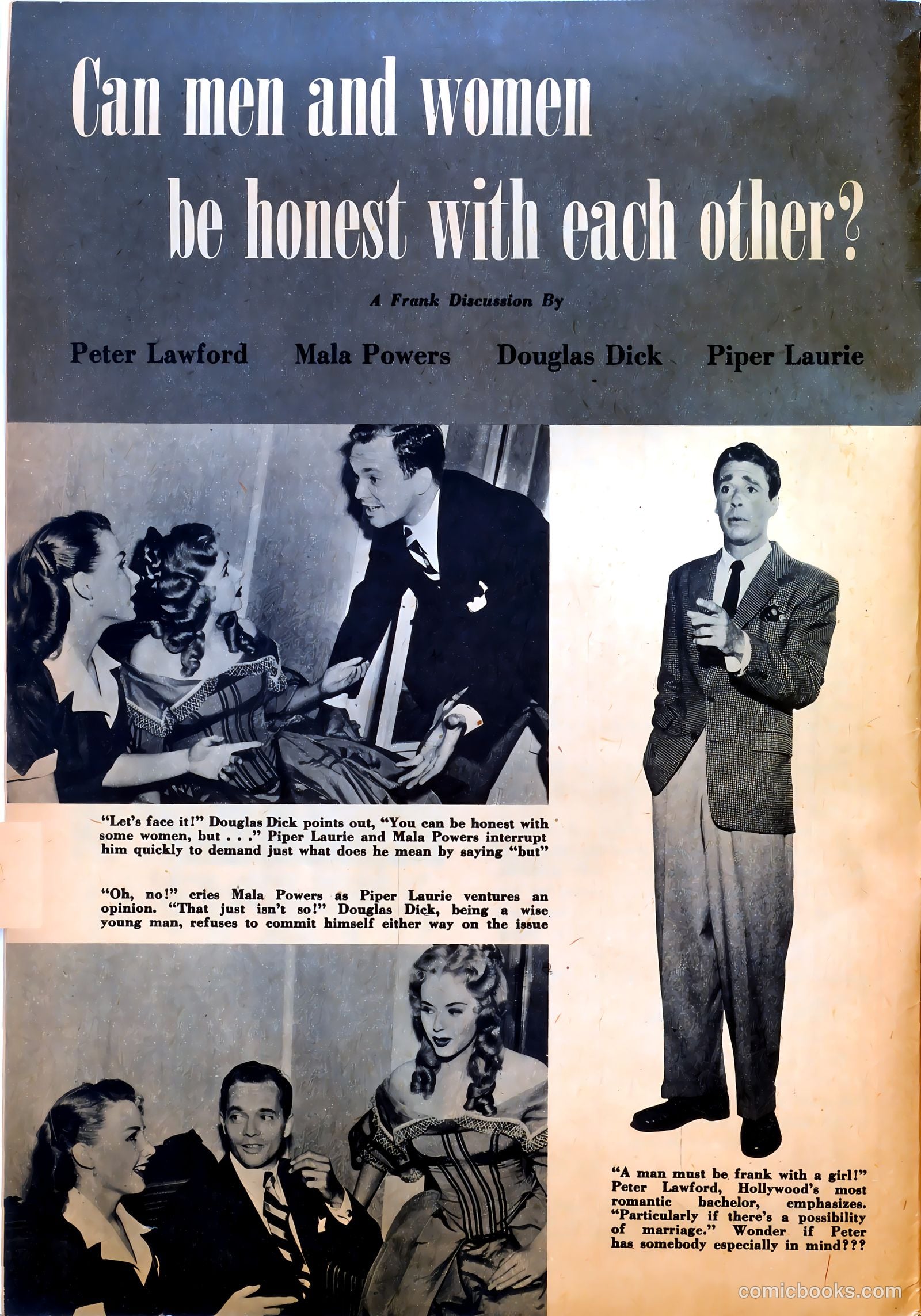 True Movie and Television #3 (1950) — page 8 of 52