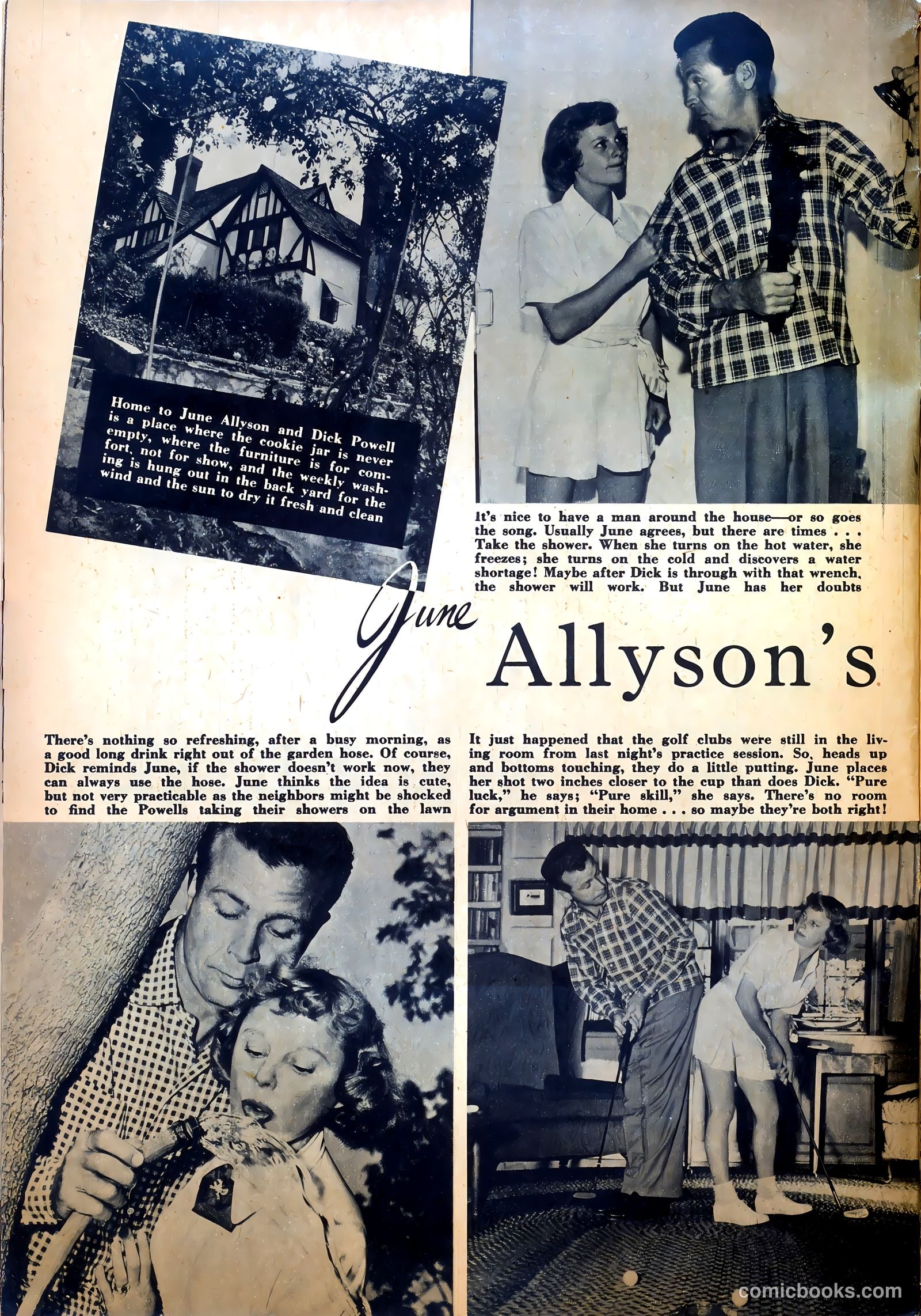 True Movie and Television #3 (1950) — page 10 of 52