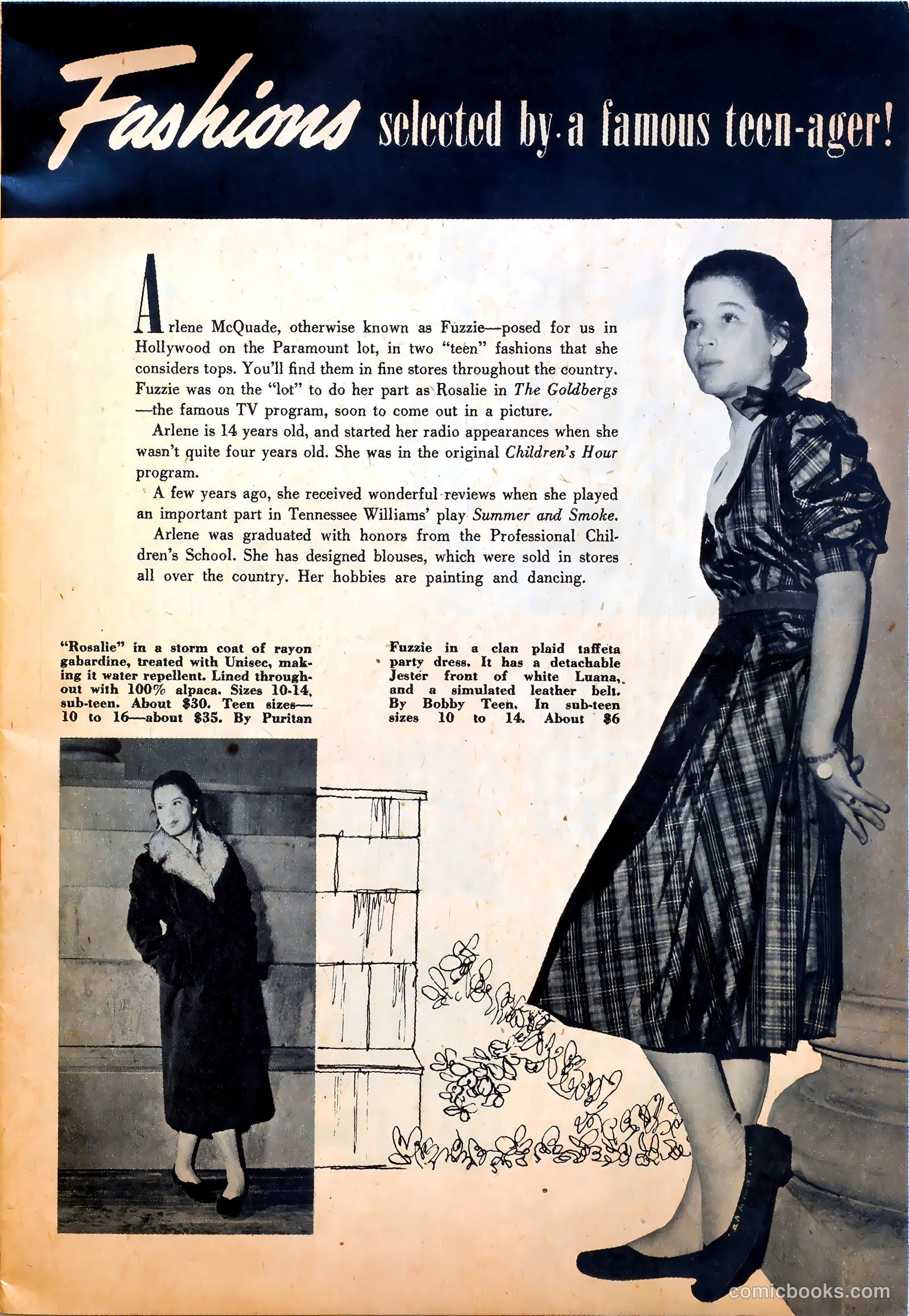 True Movie and Television #3 (1950) — page 15 of 52