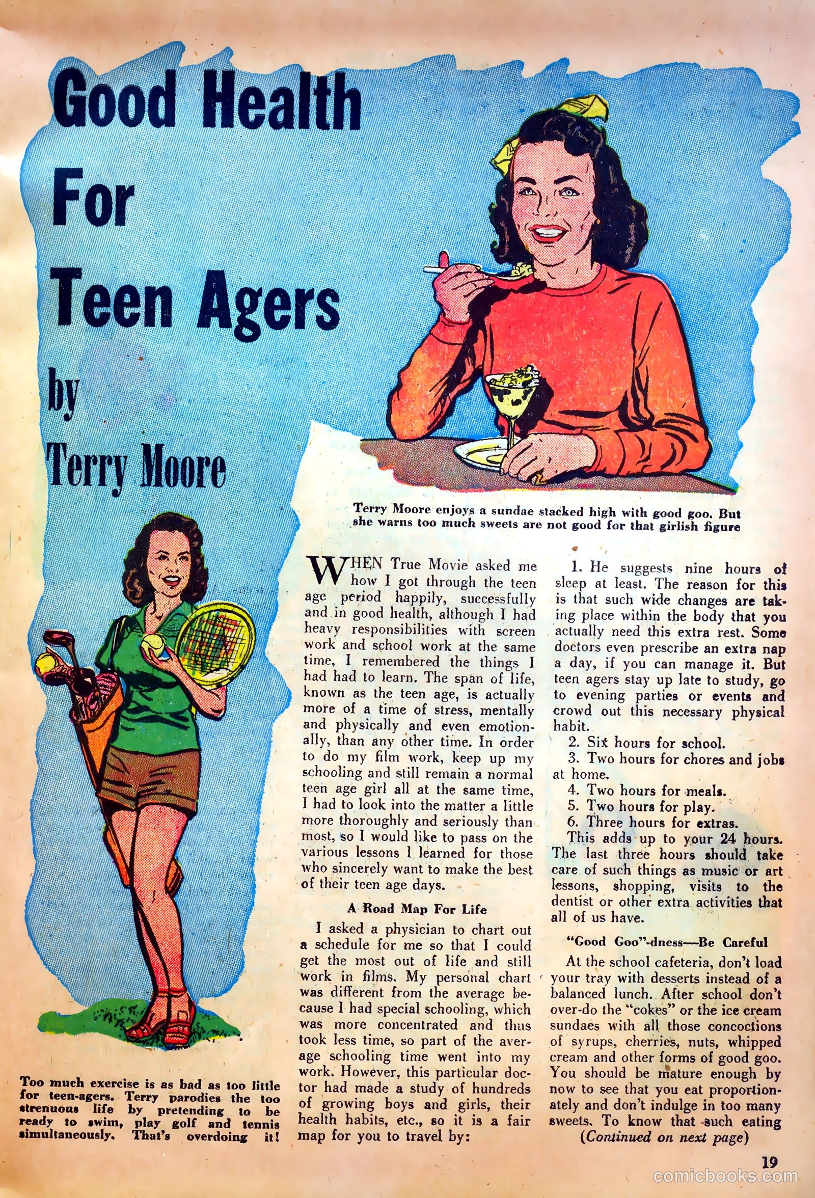 True Movie and Television #3 (1950) — page 19 of 52