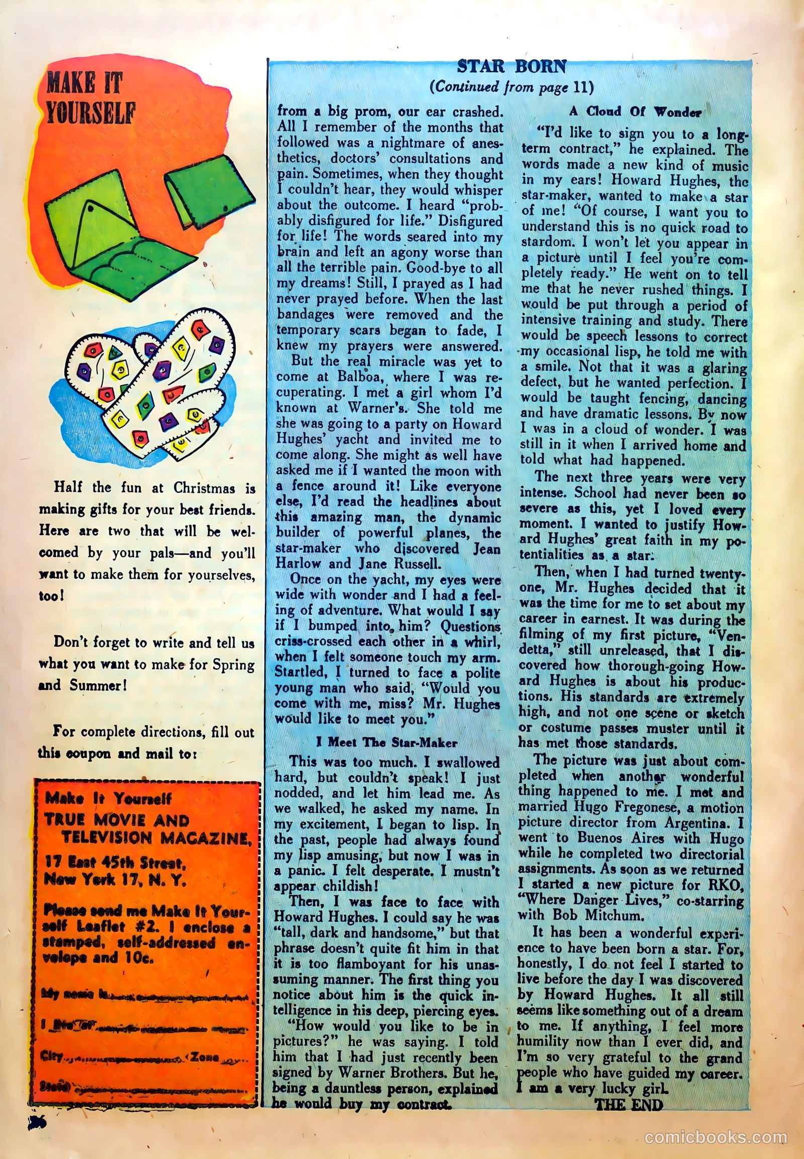 True Movie and Television #3 (1950) — page 24 of 52