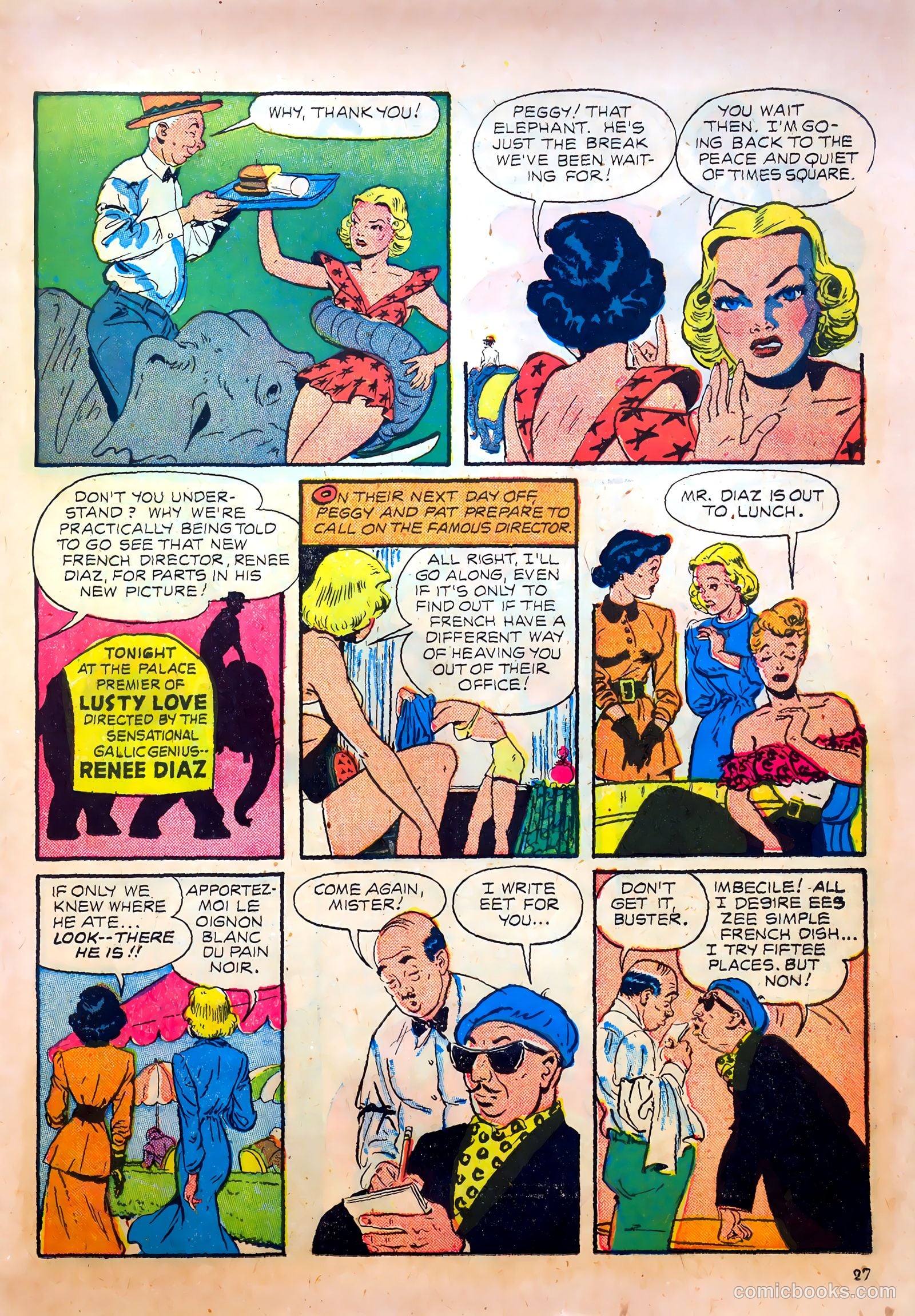 True Movie and Television #3 (1950) — page 27 of 52