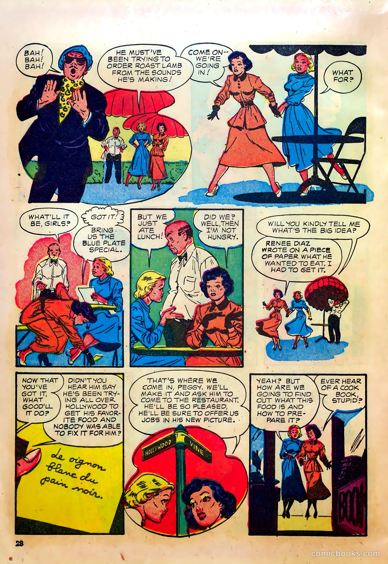 True Movie and Television #3 (1950) — page 28 of 52