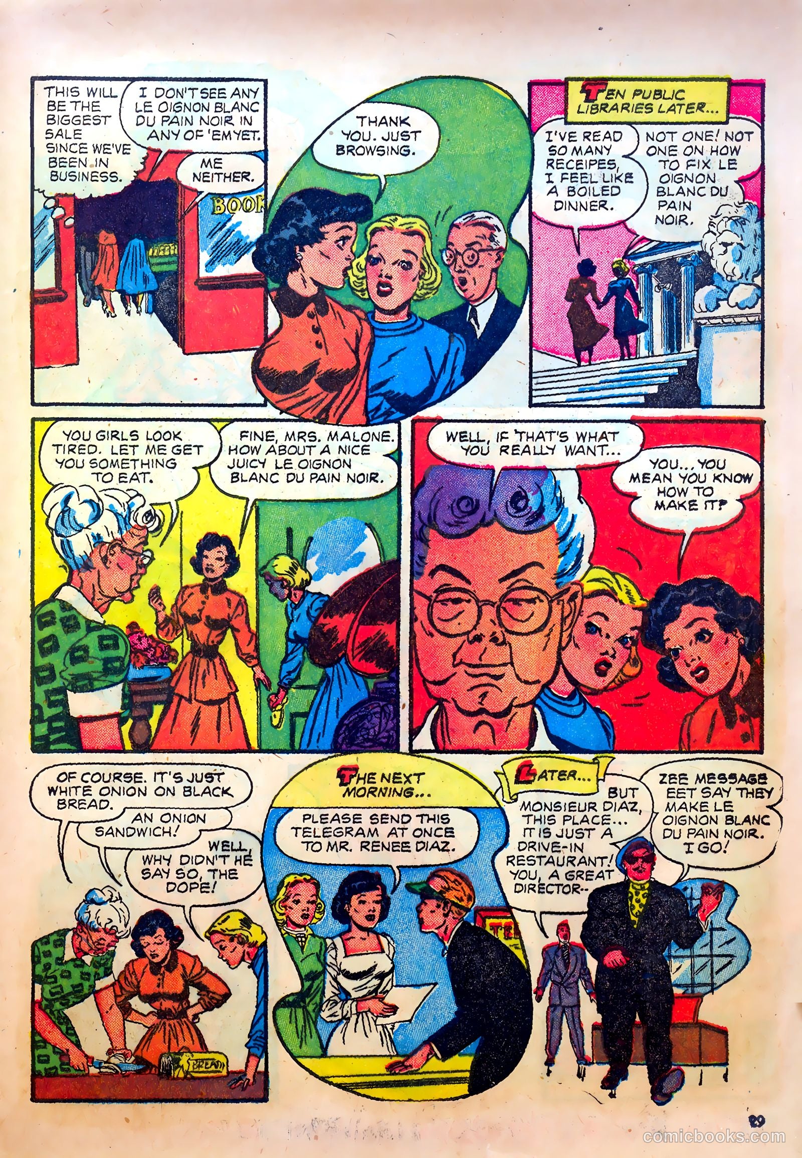 True Movie and Television #3 (1950) — page 29 of 52