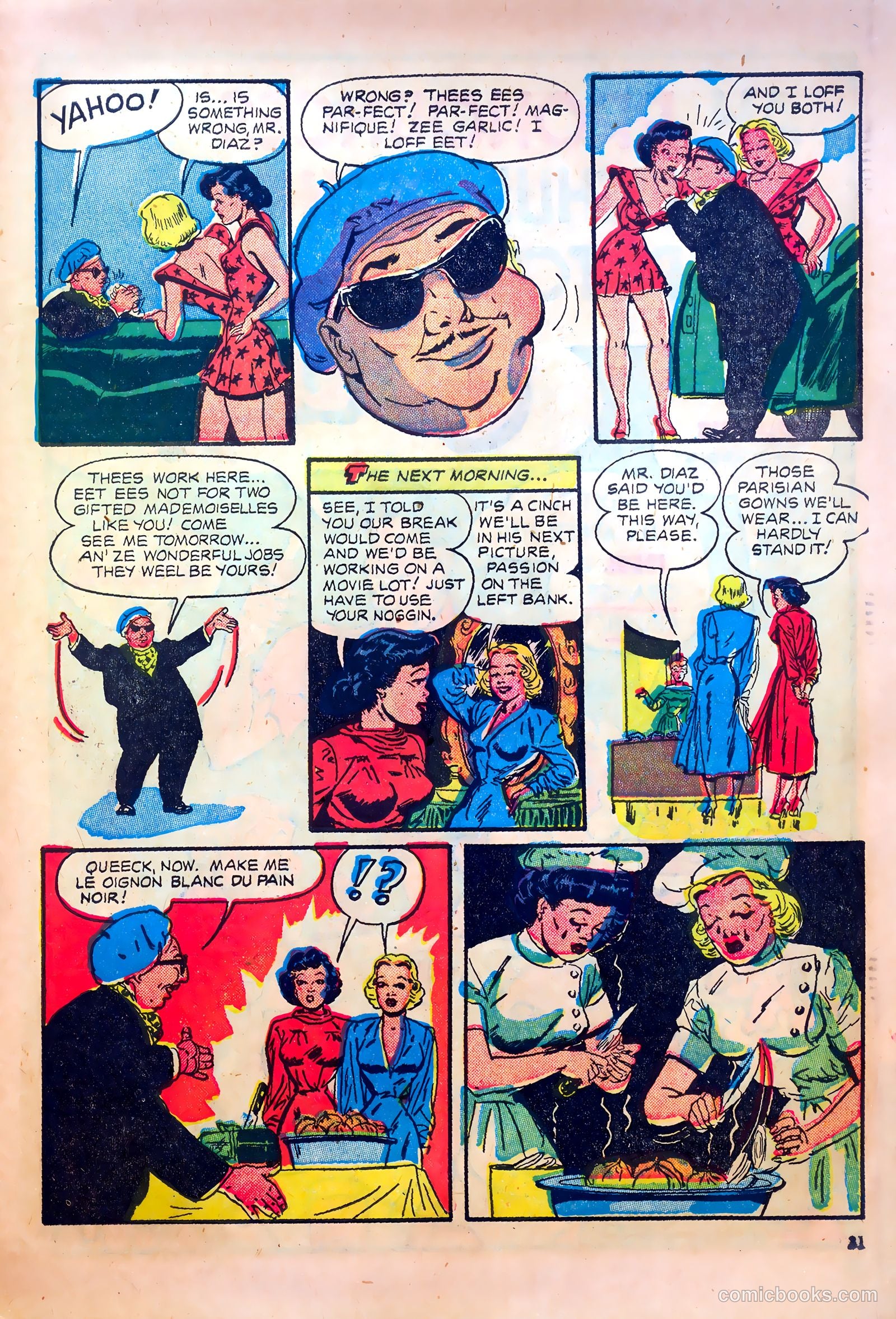 True Movie and Television #3 (1950) — page 31 of 52