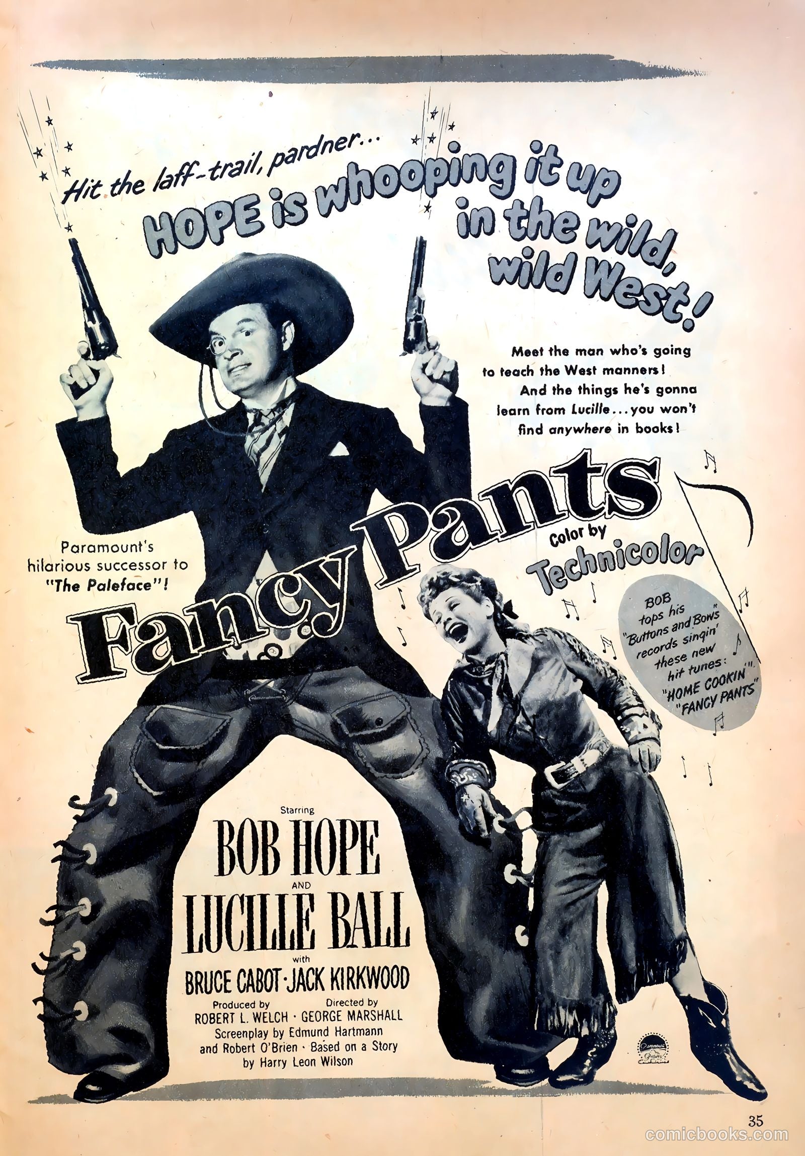 True Movie and Television #3 (1950) — page 35 of 52