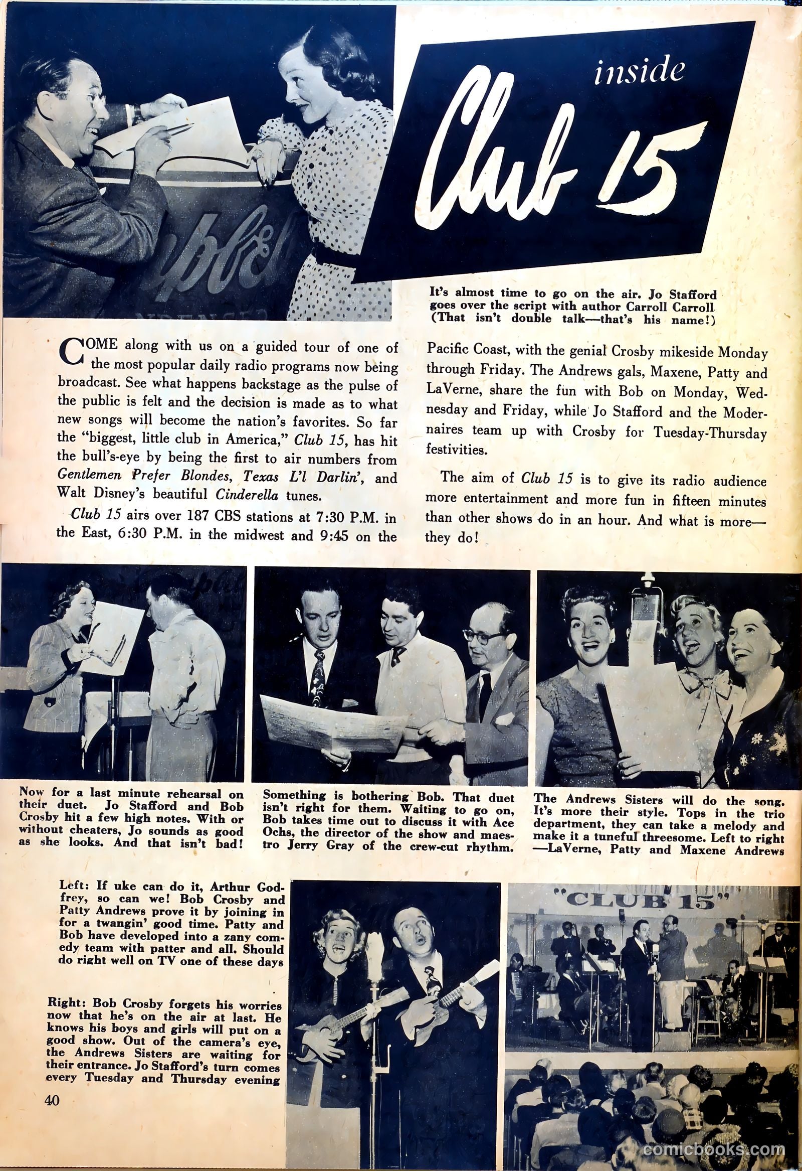 True Movie and Television #3 (1950) — page 40 of 52