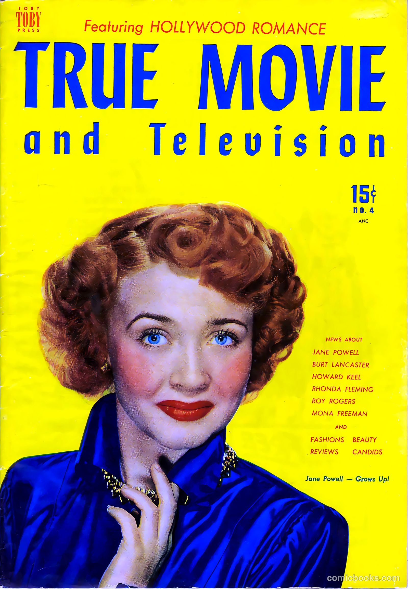 True Movie and Television #4 cover