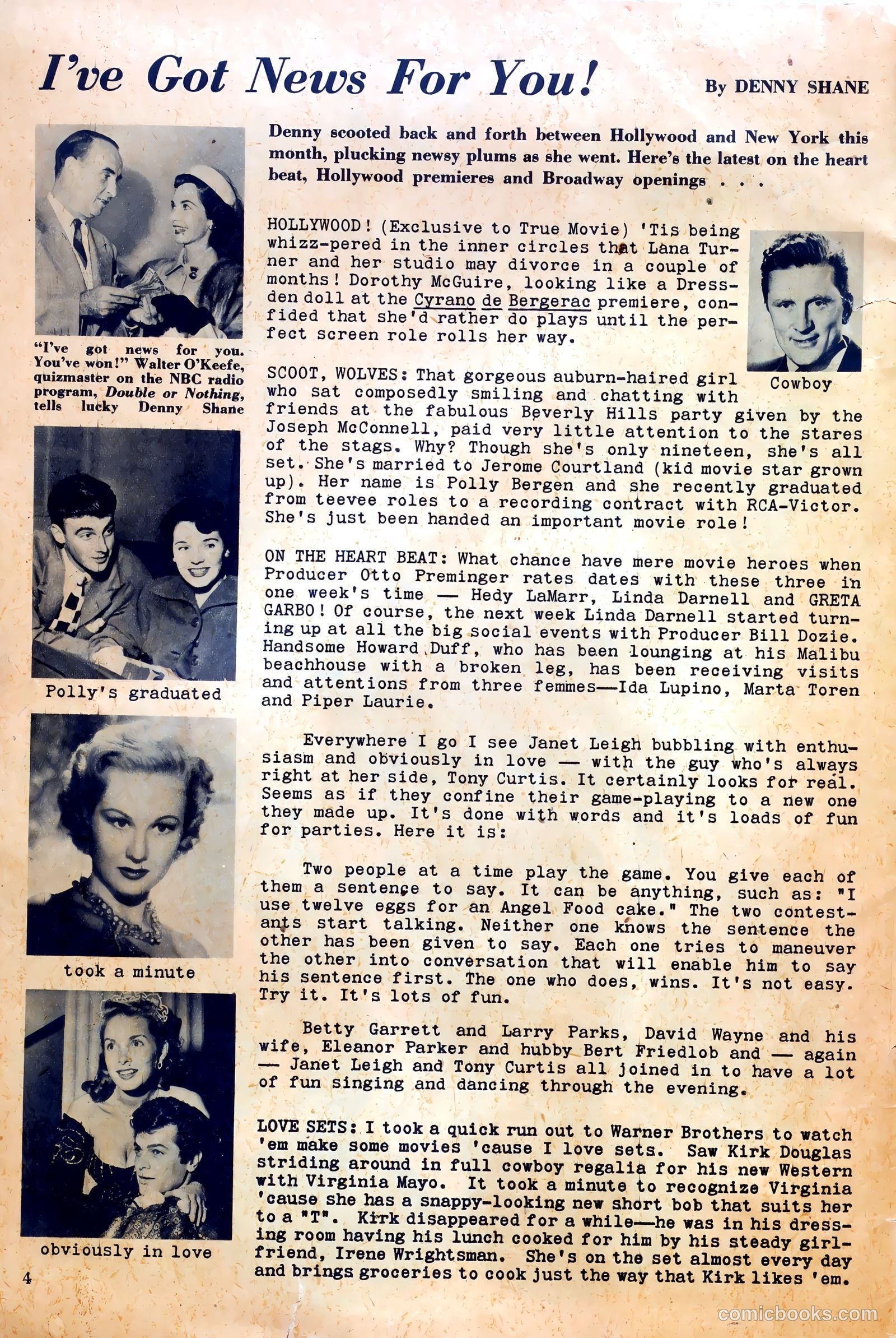 True Movie and Television #4 (1951) — page 4 of 52
