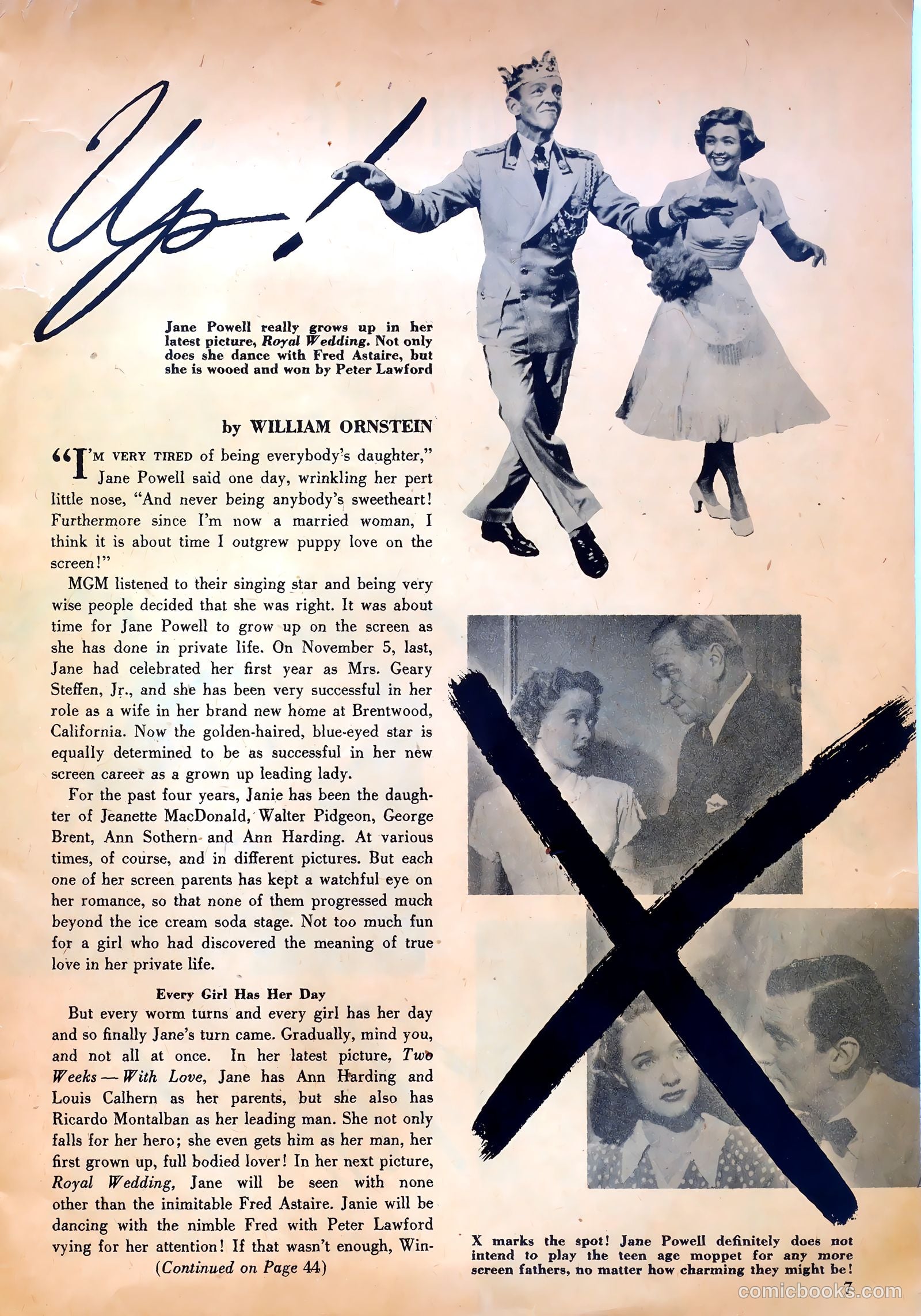 True Movie and Television #4 (1951) — page 7 of 52