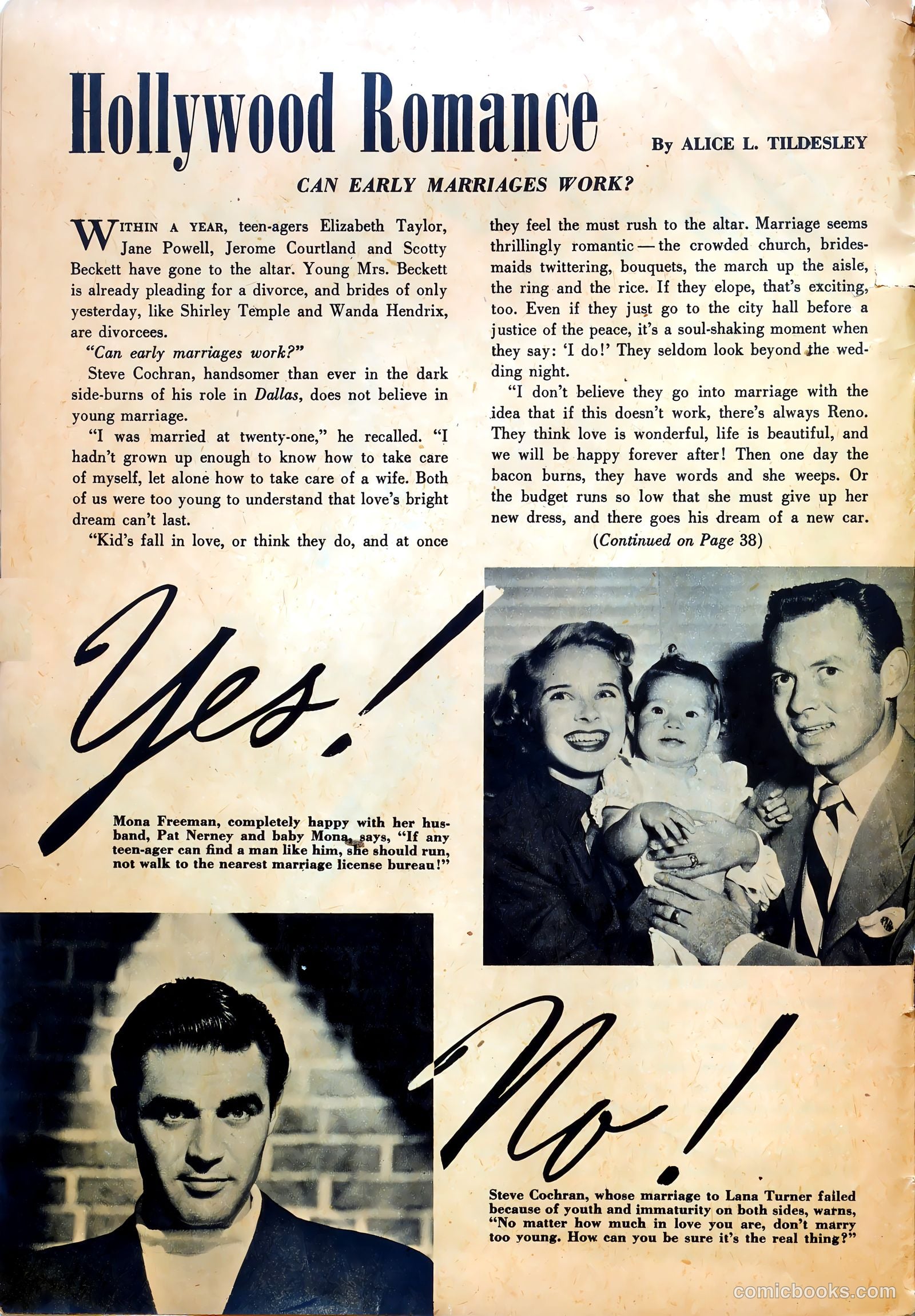 True Movie and Television #4 (1951) — page 8 of 52