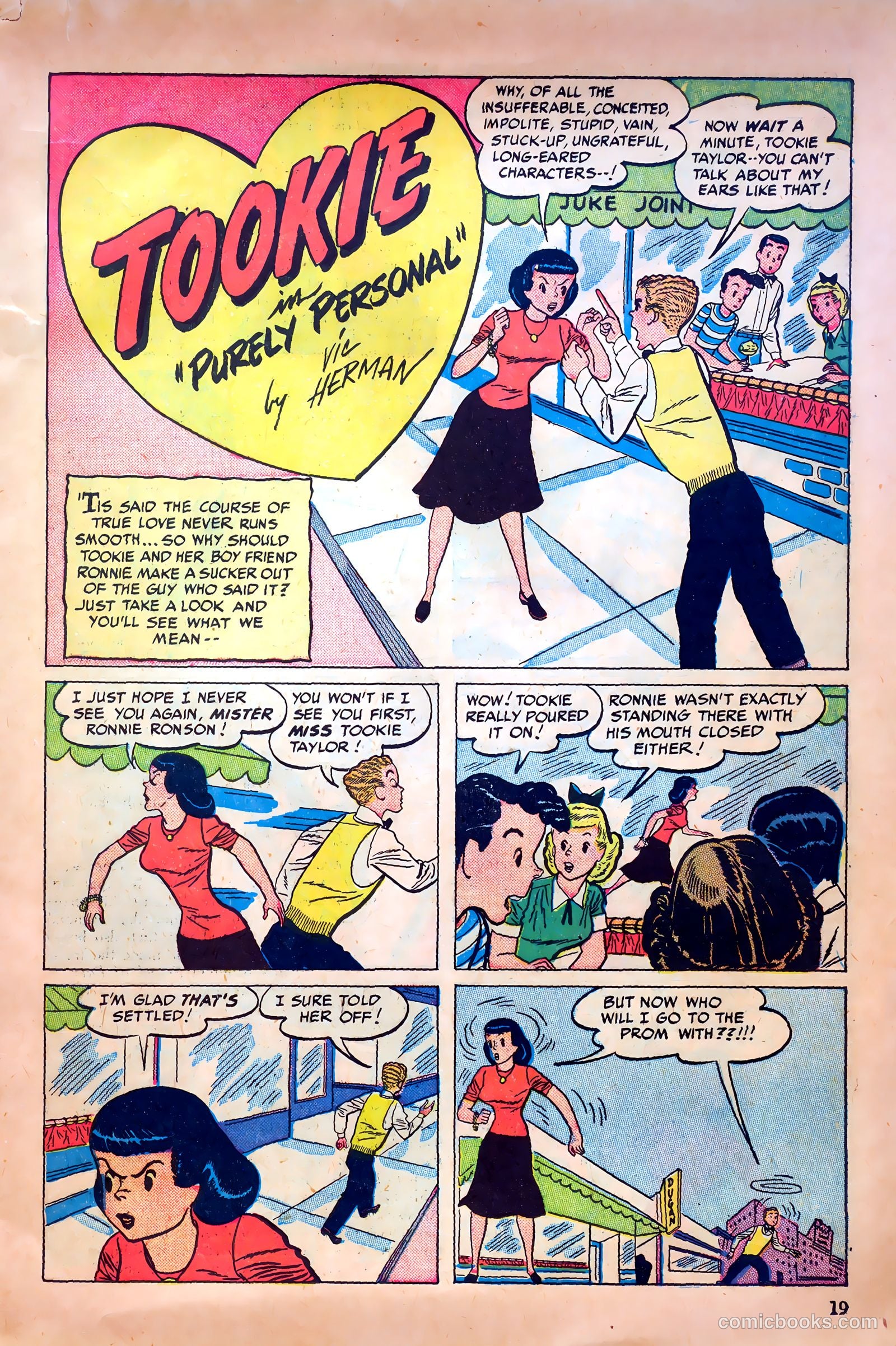 True Movie and Television #4 (1951) — page 19 of 52
