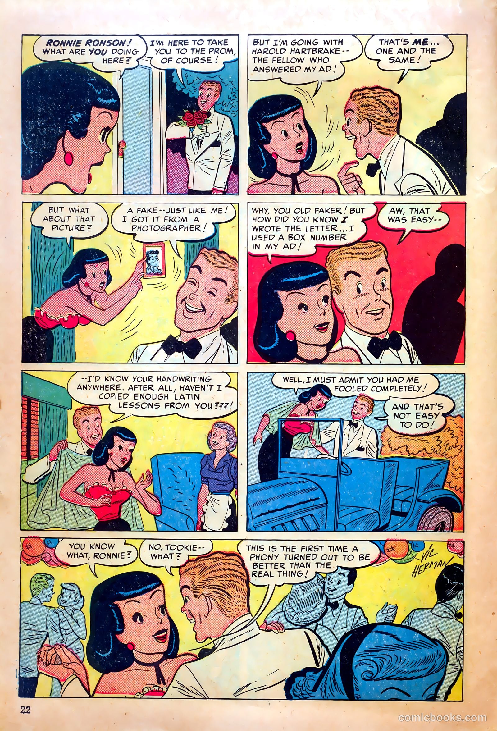 True Movie and Television #4 (1951) — page 22 of 52